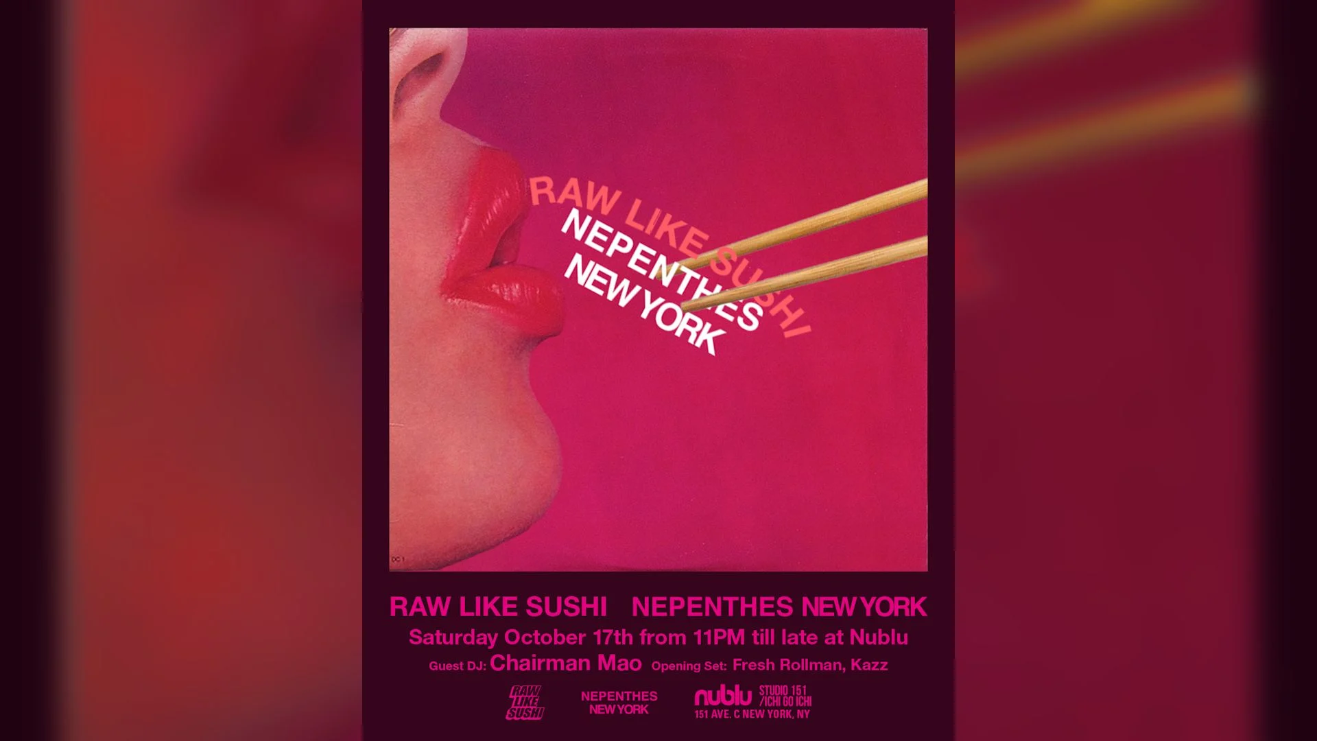 Raw Like Sushi - Nepenthes New York