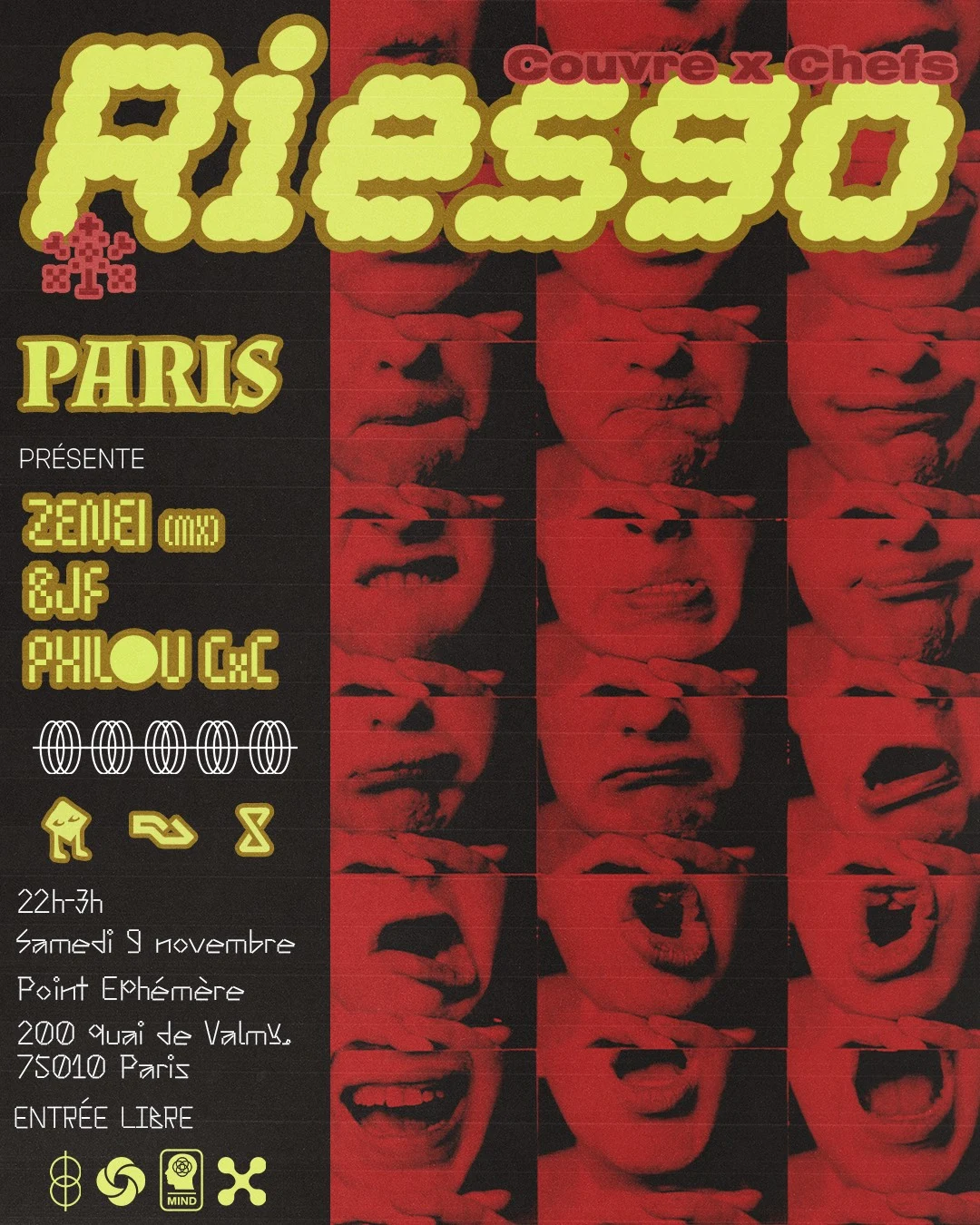Couvre X Chefs Presents Riesgo With Zenei, Bjf, Philou CXC