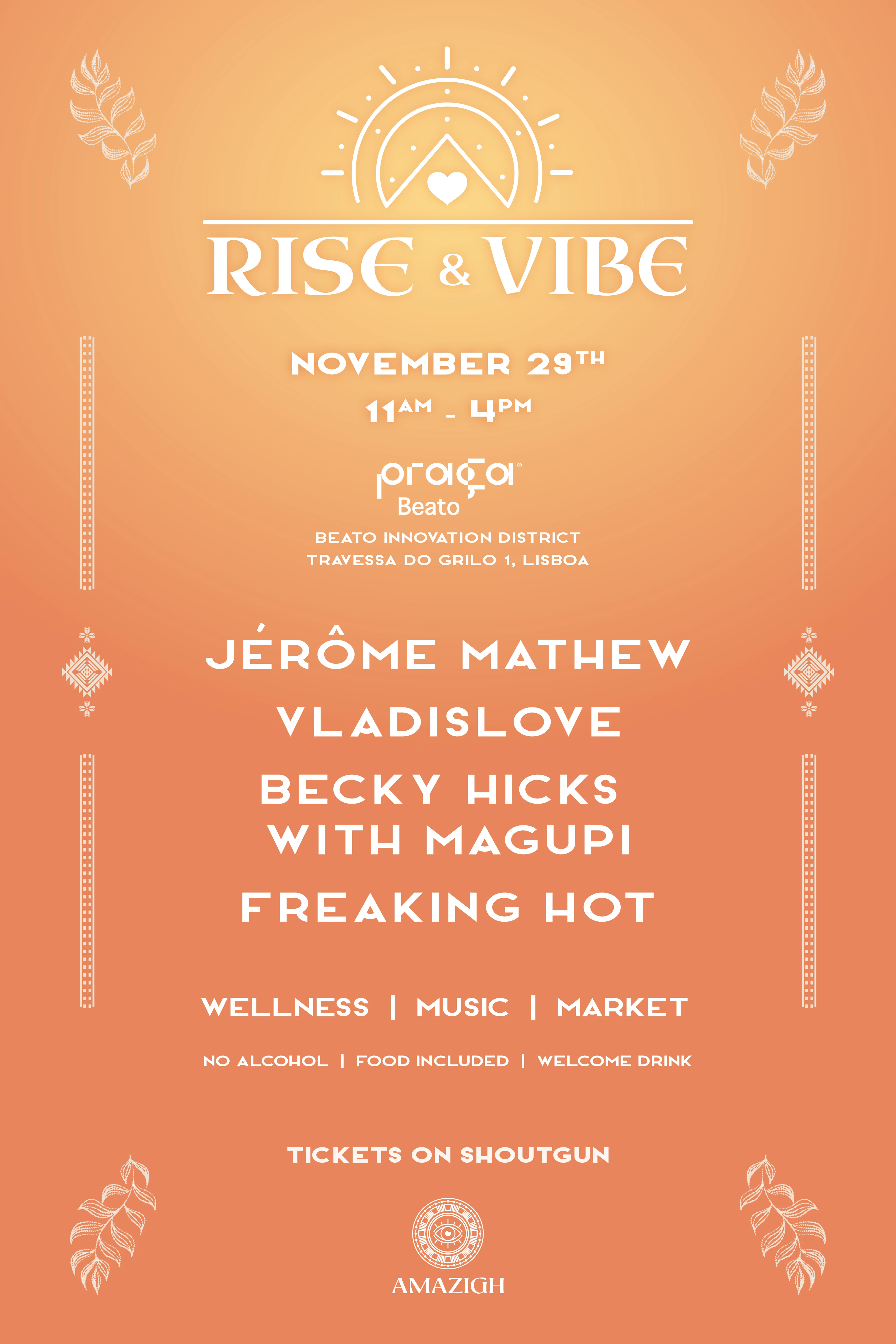 Rise & Vibe: Nov 29th  Jérôme Mathew, Magupi And Vladislove