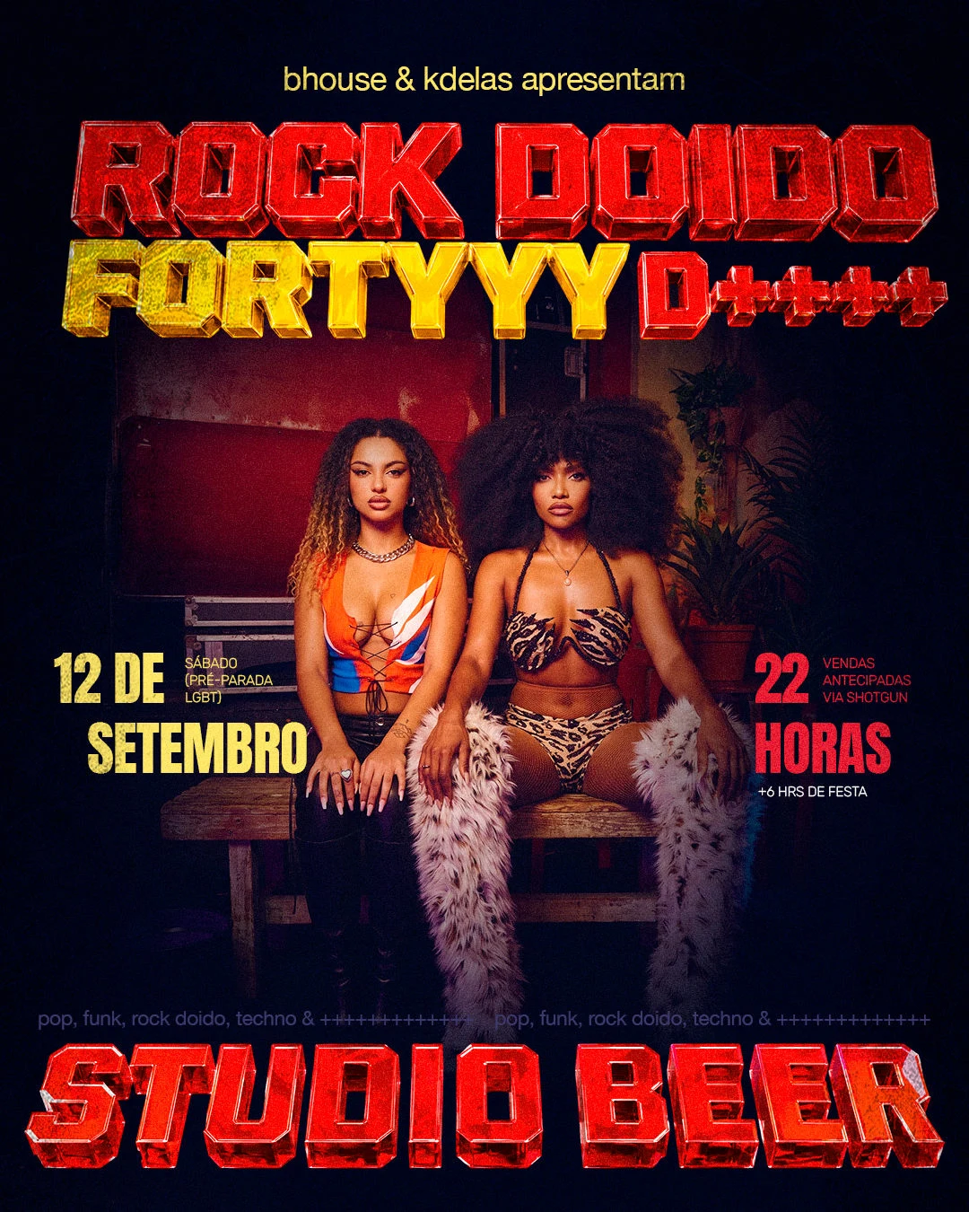 Rock Doido Fortyyy D++++ - Pré Pride 2026 - Pop/Funk/Techno