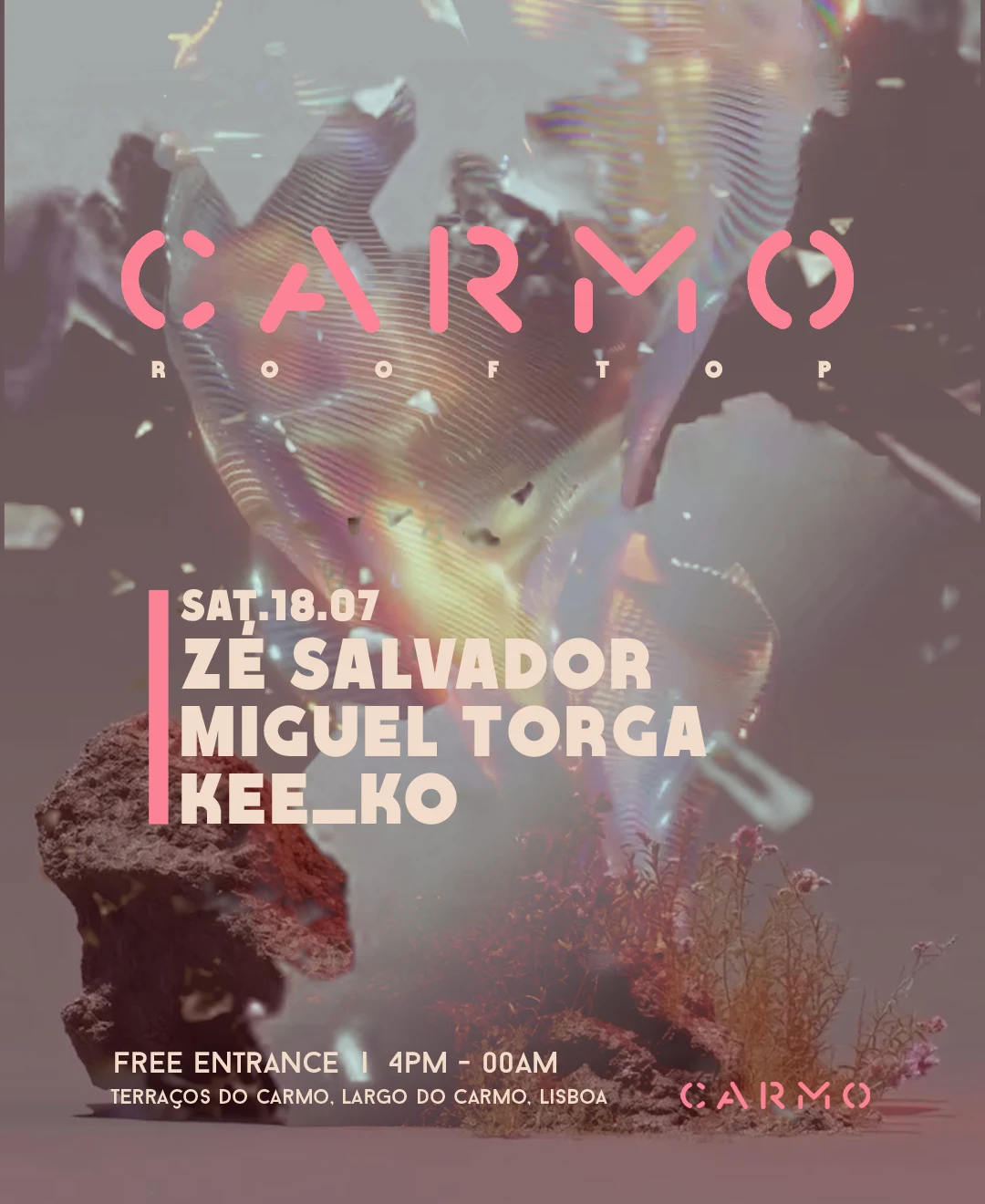 Miguel Torga, Kee_Ko & Zé Salvador At Carmo Rooftop