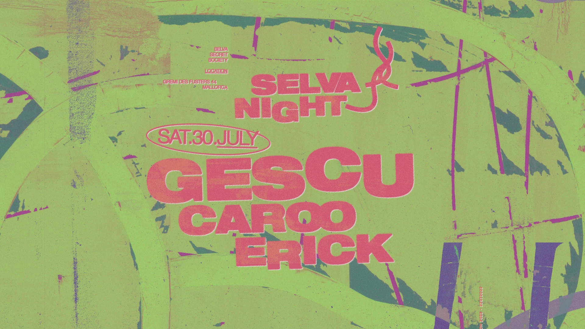 Selva Club Night 30th W/ Gescu