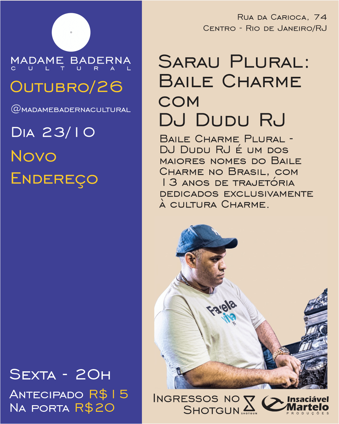 Sarau Plural: Baile Charme