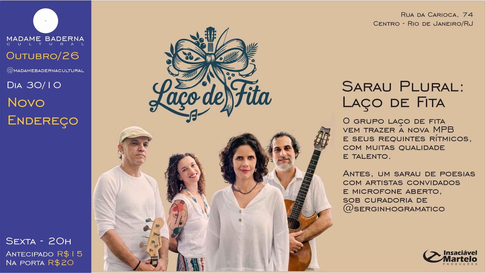 Sarau Plural: Laço De Fita