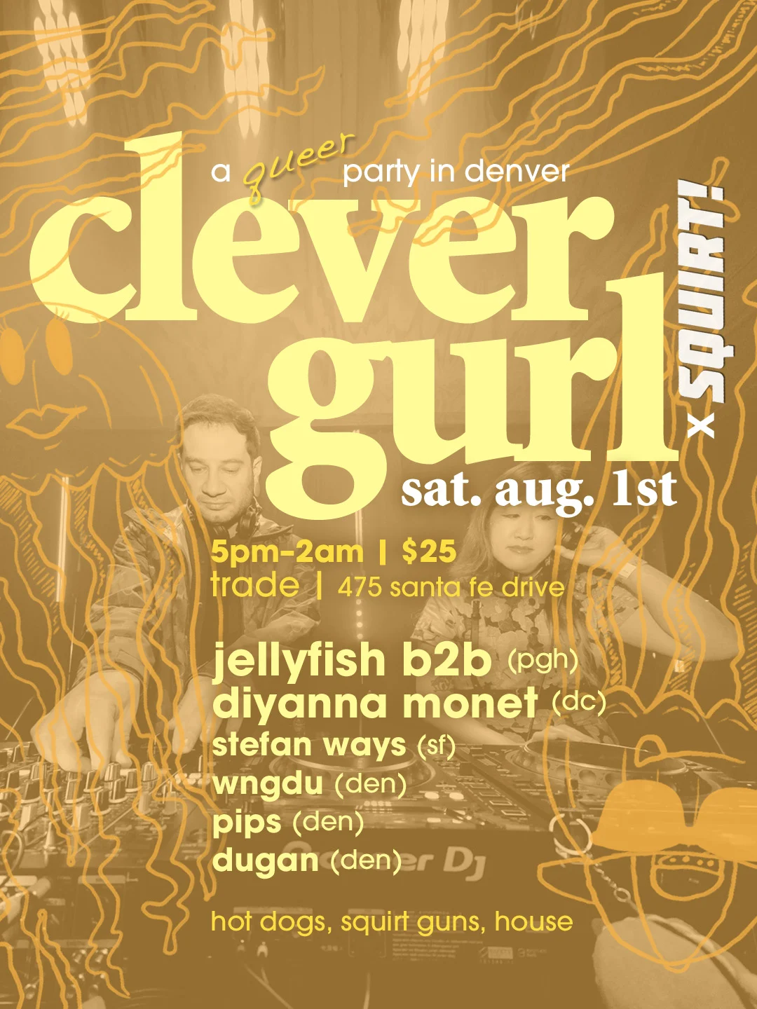 Clever Gurl X Squirt!