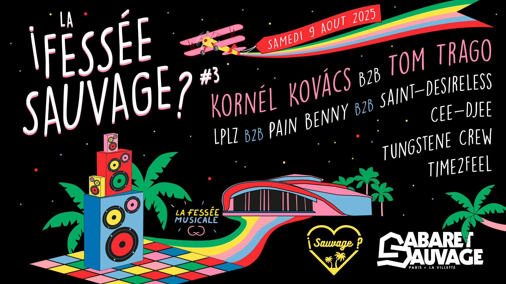 ¡La Fessée Sauvage #3: Kornél Kovács B2b Tom Trago?