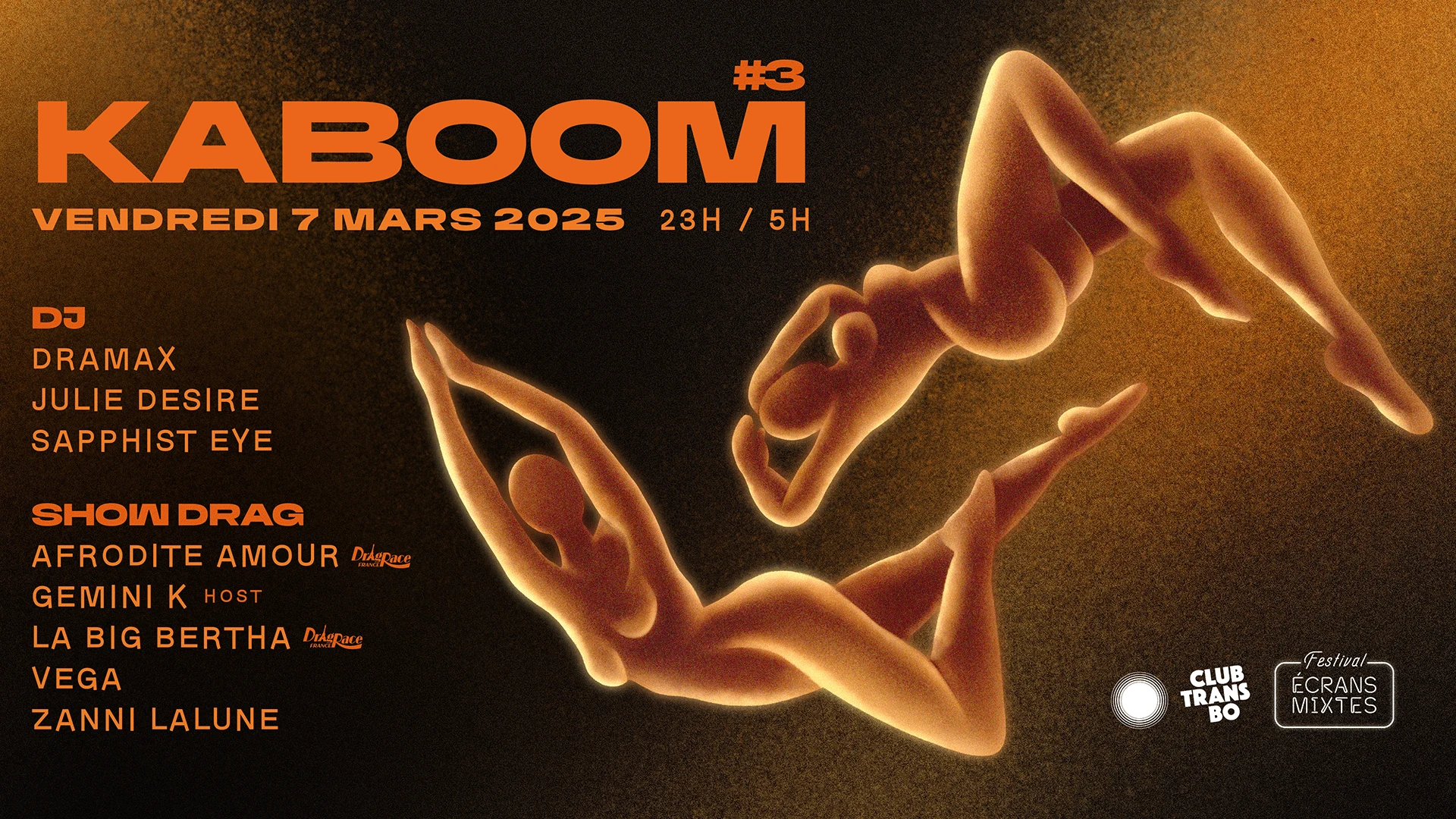 Kaboom : Soirée Officielle Du Festival Écrans Mixtes 2025