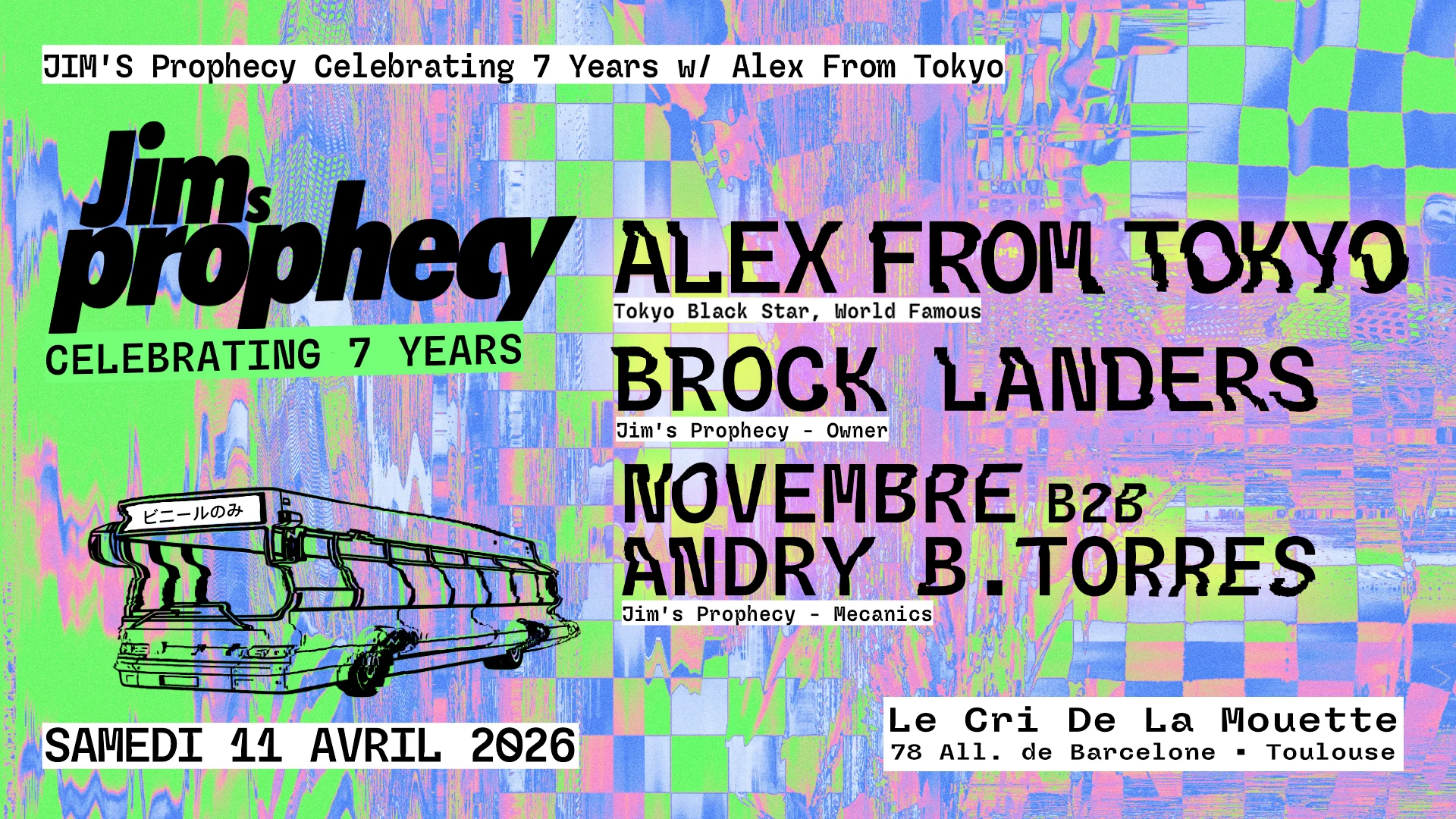 Jim's Prophecy Celebrating 7 Years W/ Alex From Tokyo