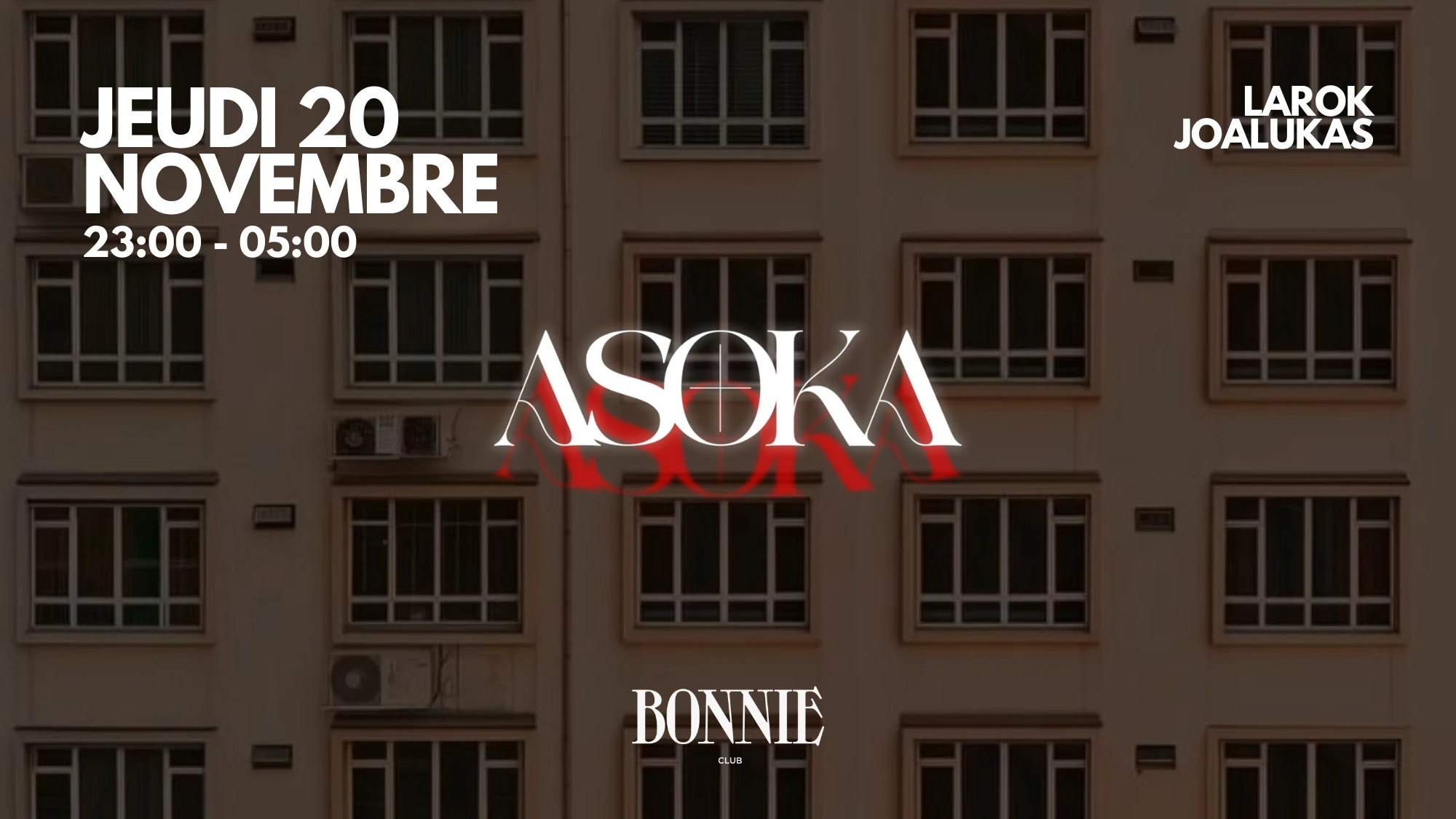 Asoka - Bonnie - Jeudi 20 Novembre