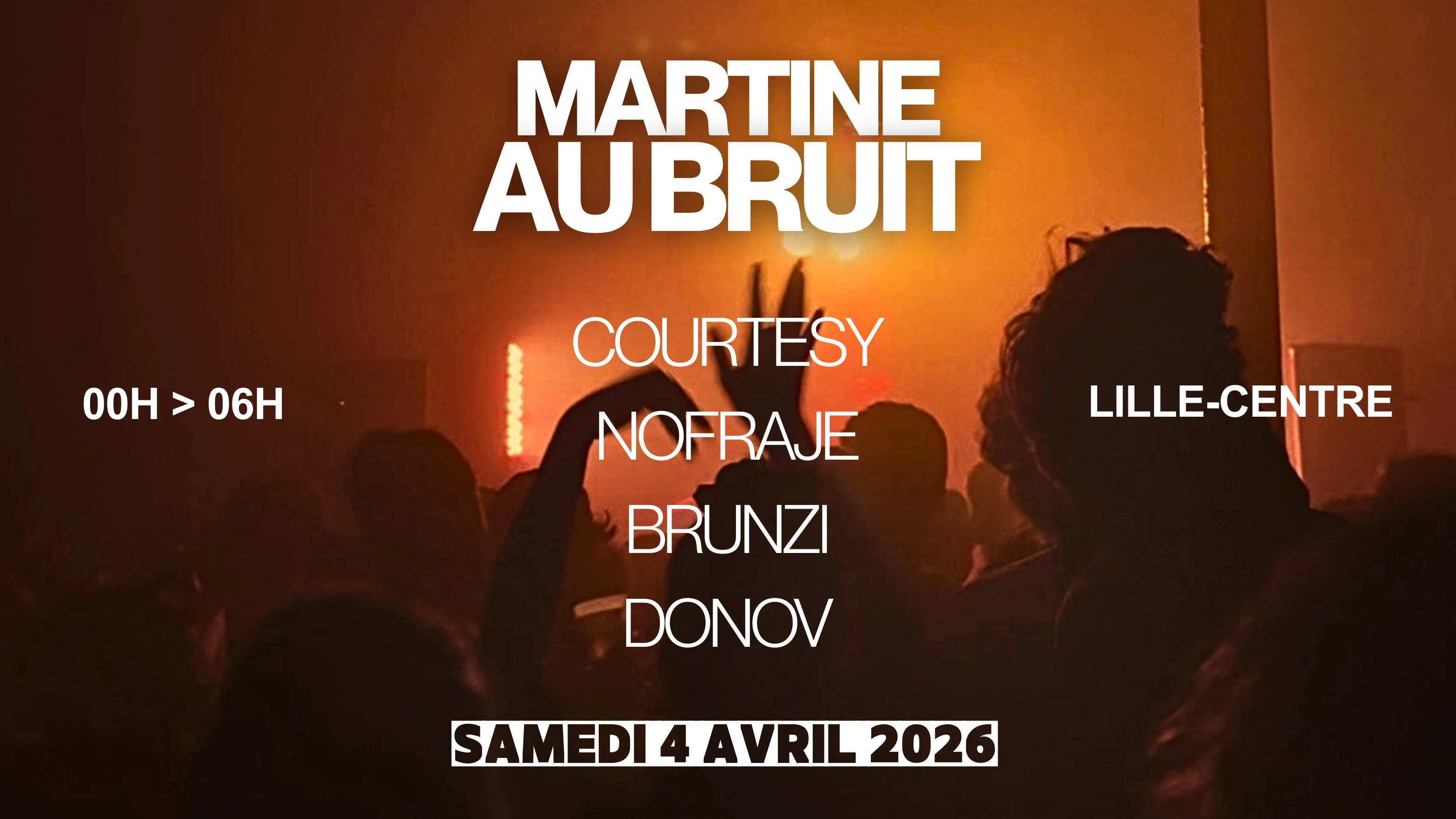 Martine Au Bruit Invite Courtesy & Nofraje