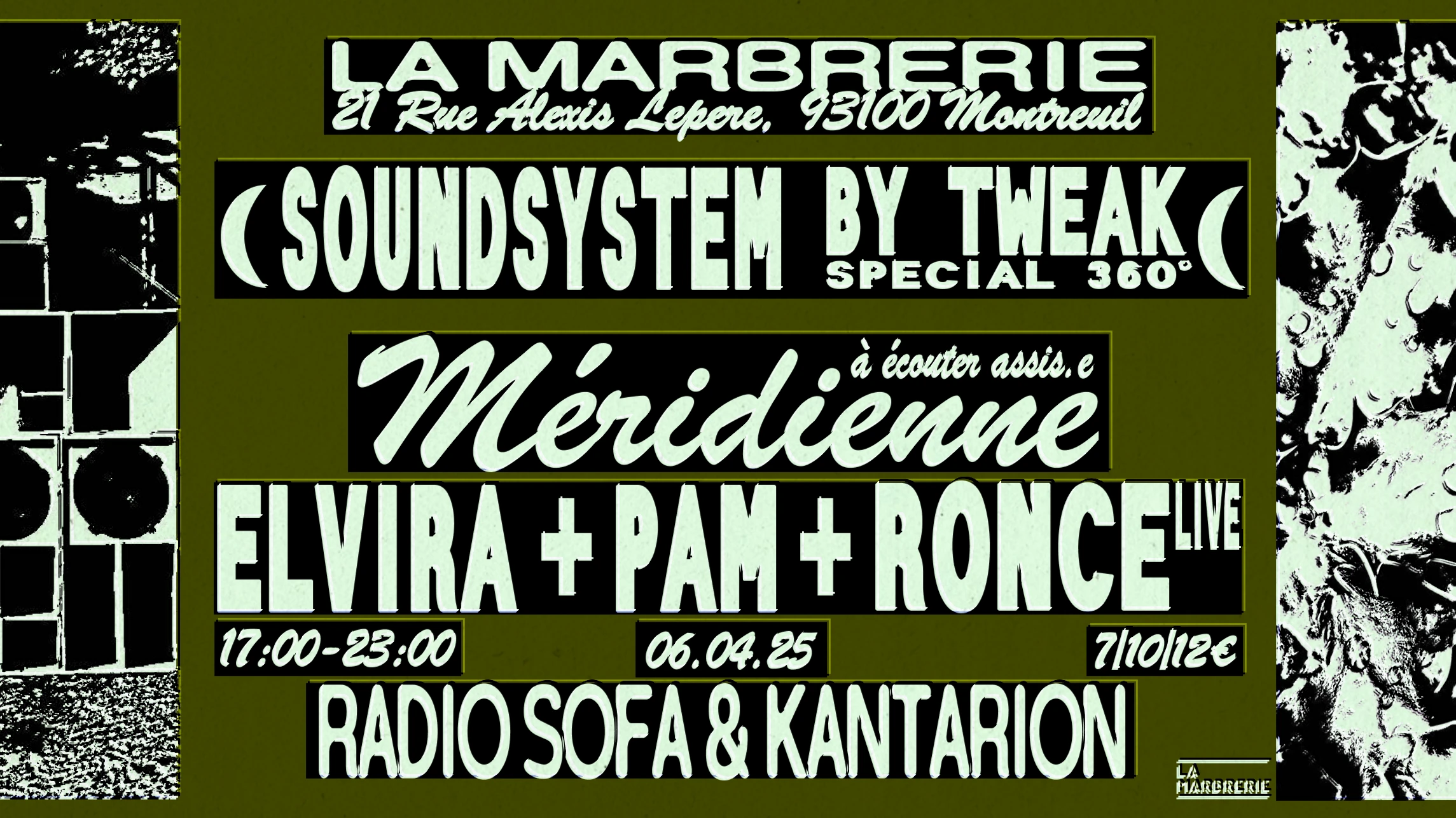 Radio Sofa & Tweak @ La Marbrerie: Elvira, Pam, Ronce (Live)