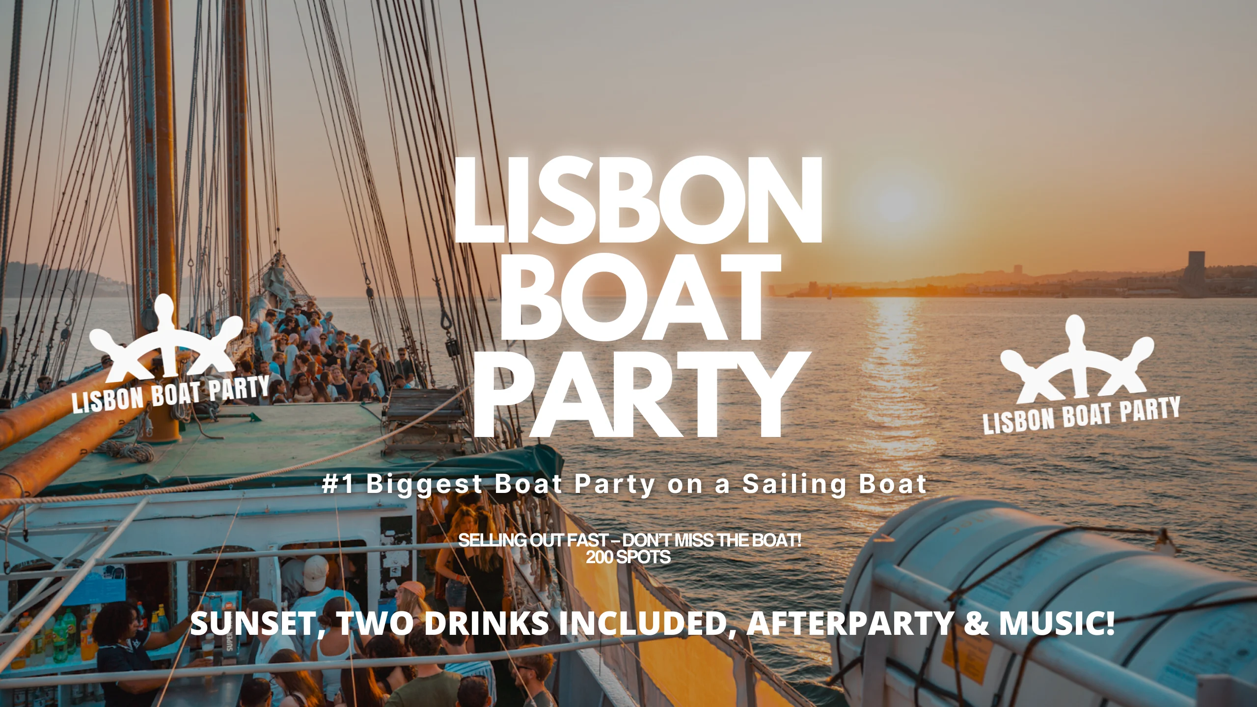 Lisbon’S #1 Sunset Boat Party - 17 October