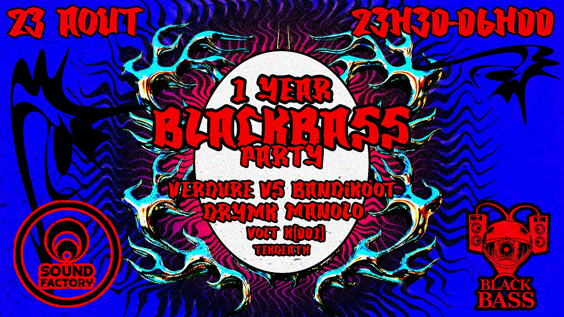 1 Year Blackbass Birthday
