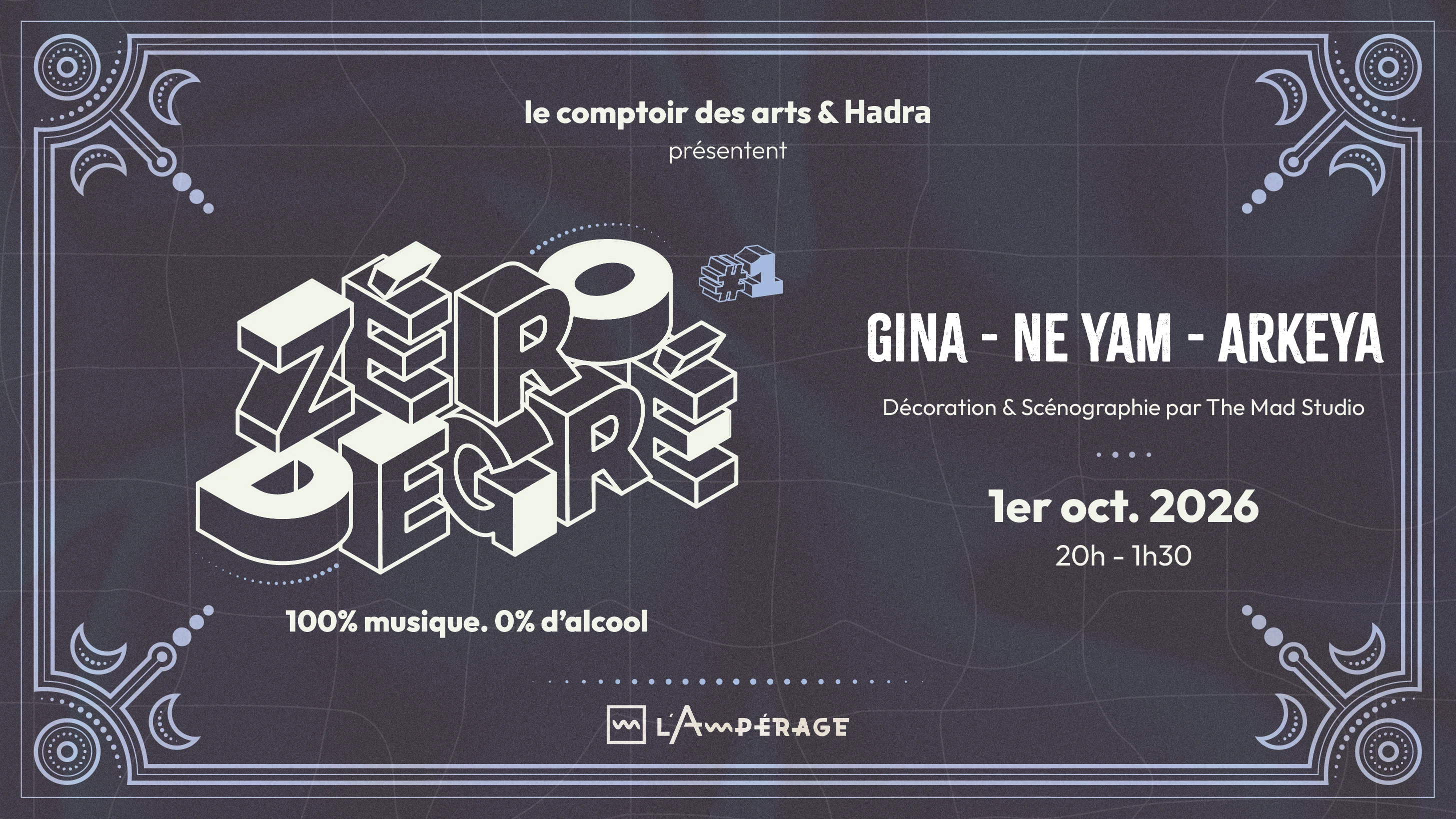 Zéro Degré #1 Carte Blanche Hadra
