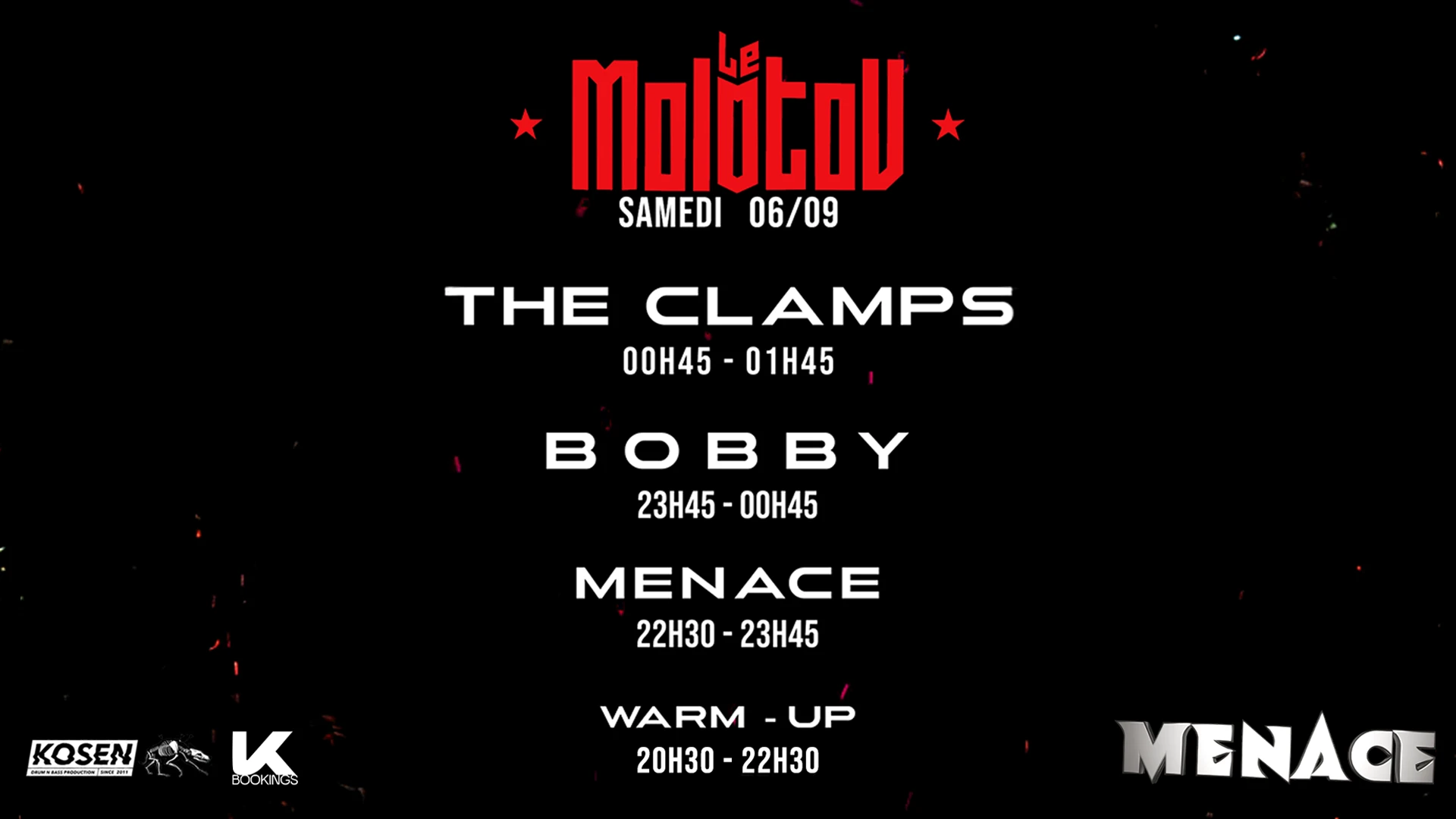 The Clamps / Bobby / Menace - Le Molotov, Marseille