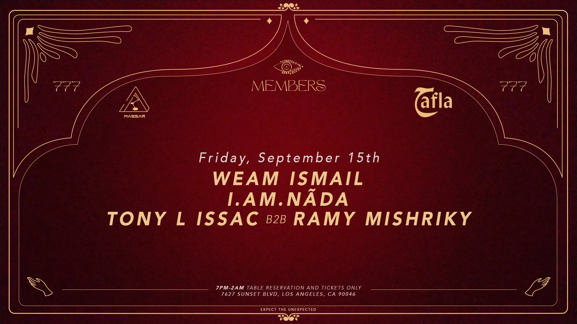 Members X Hafla X Massar La Present I Am Nada & Weam Ismail