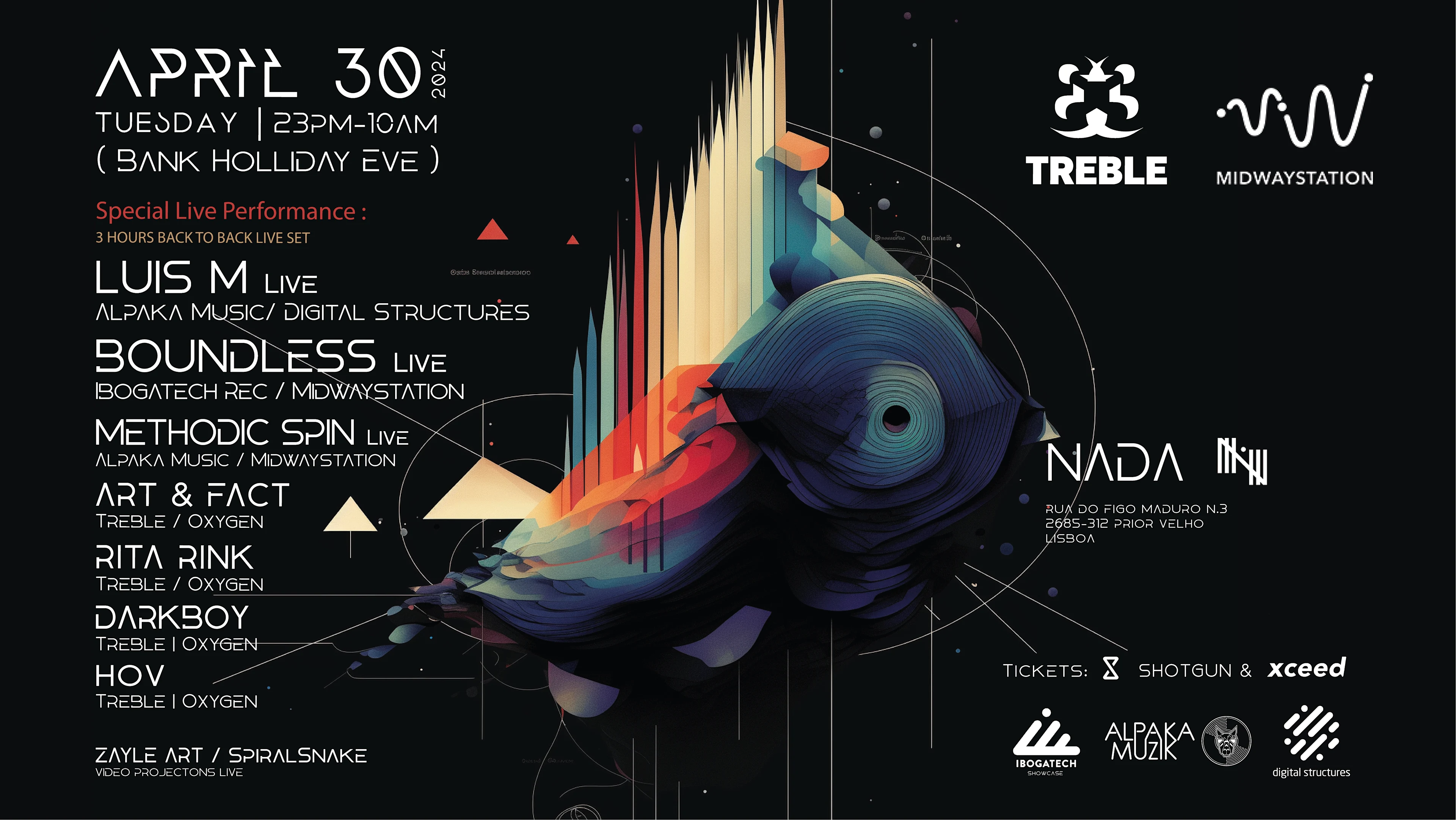 Treble &  Mstation : Luis M Vs Boundless  3 Hours Live