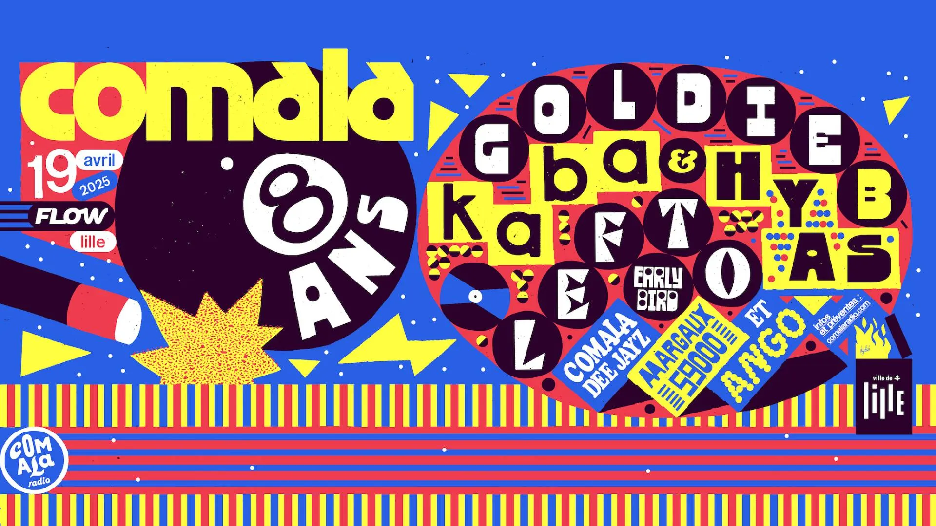 Comala 8 Ans W/ Lefto, Kaba & Hyas, Goldie B & More