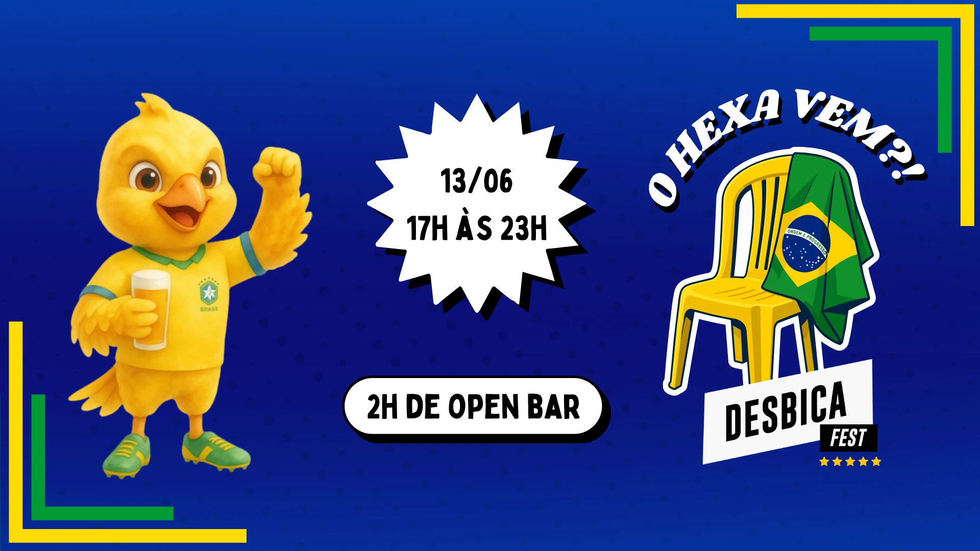Desbicafest: Copa Do Mundo 2026 - O Hexa Vem?! • 13/06