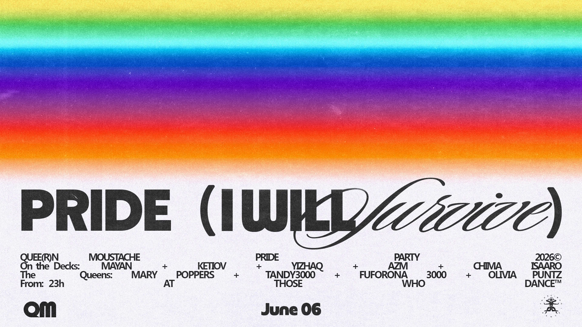 Quee(R)N Moustache: Pride (I Will Survive)
