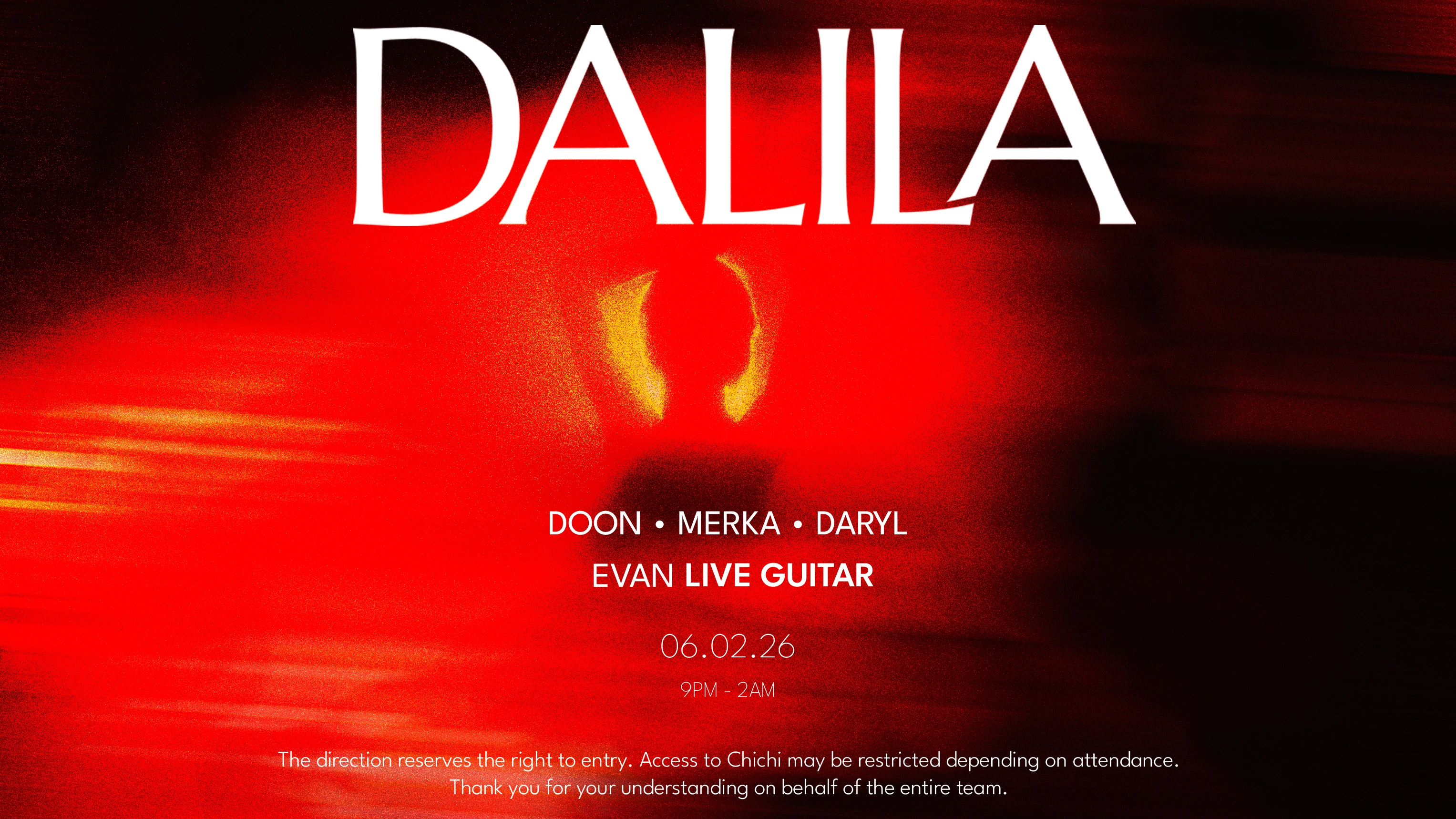 Dalila Nights @Chichi Paris - Act III