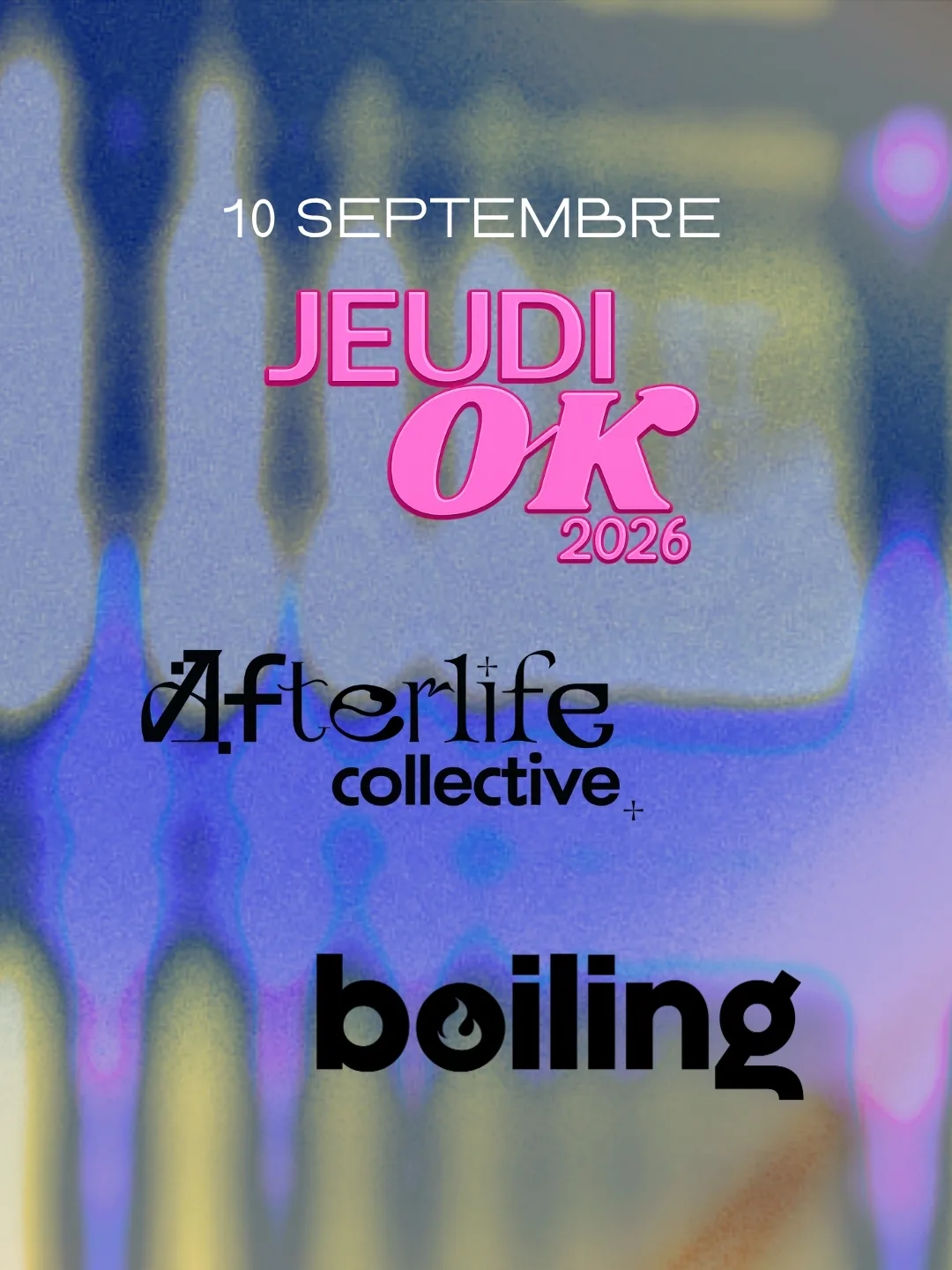 Jeudi Ok : Afterlife + Boiling Techno