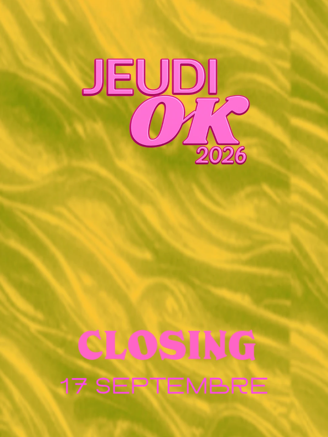 Jeudi Ok : Closing