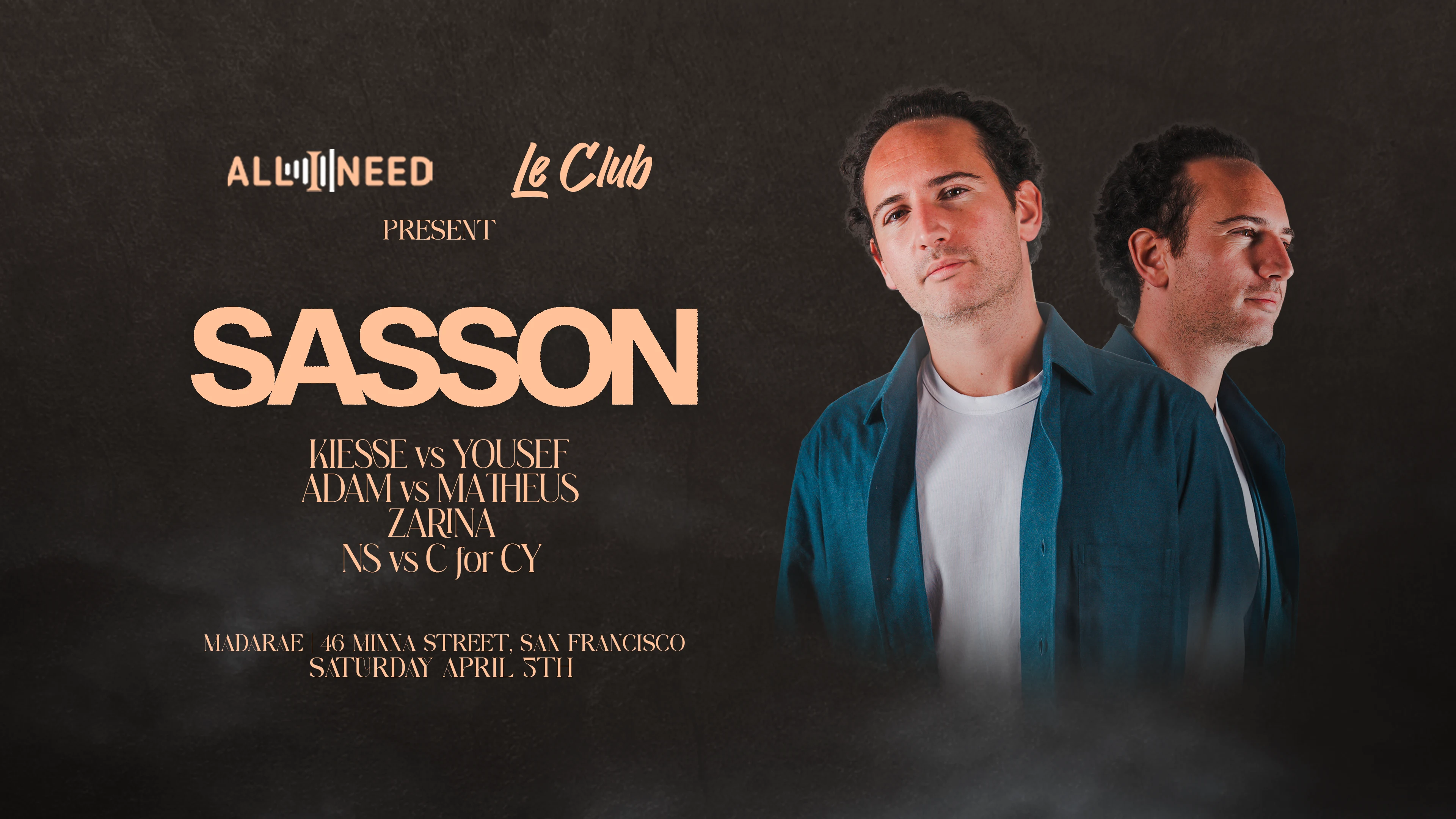 Le Club Presents Sasson