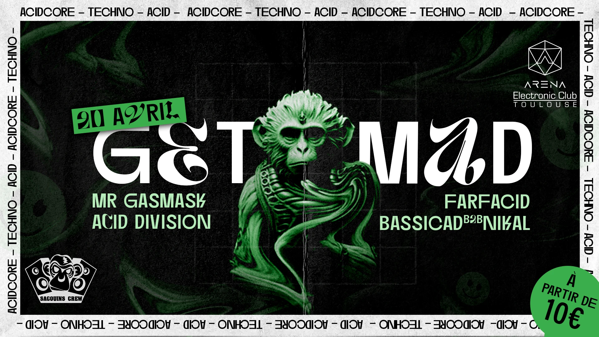 Get Mad #4 W/ Mr Gasmask - Acid Division - Farfacid