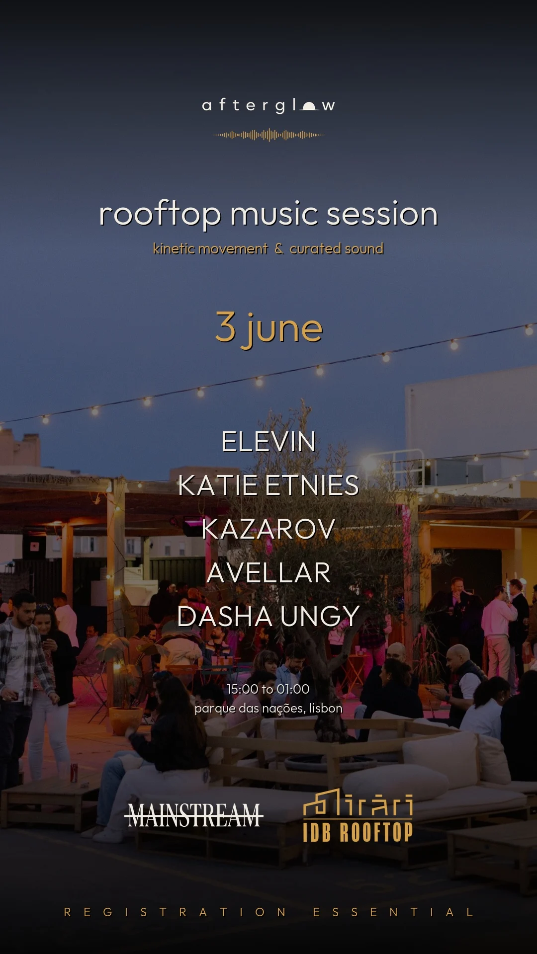 Afterglow Rooftop Session X Notmainstream · Jun 3 · Idb