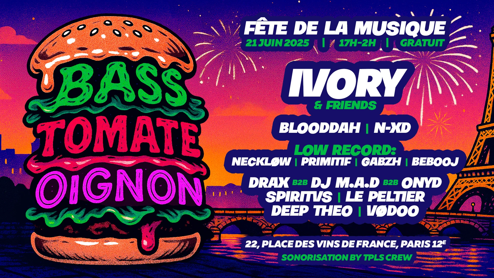 Fête De La Musique - Bass Tomate Oignon 2025