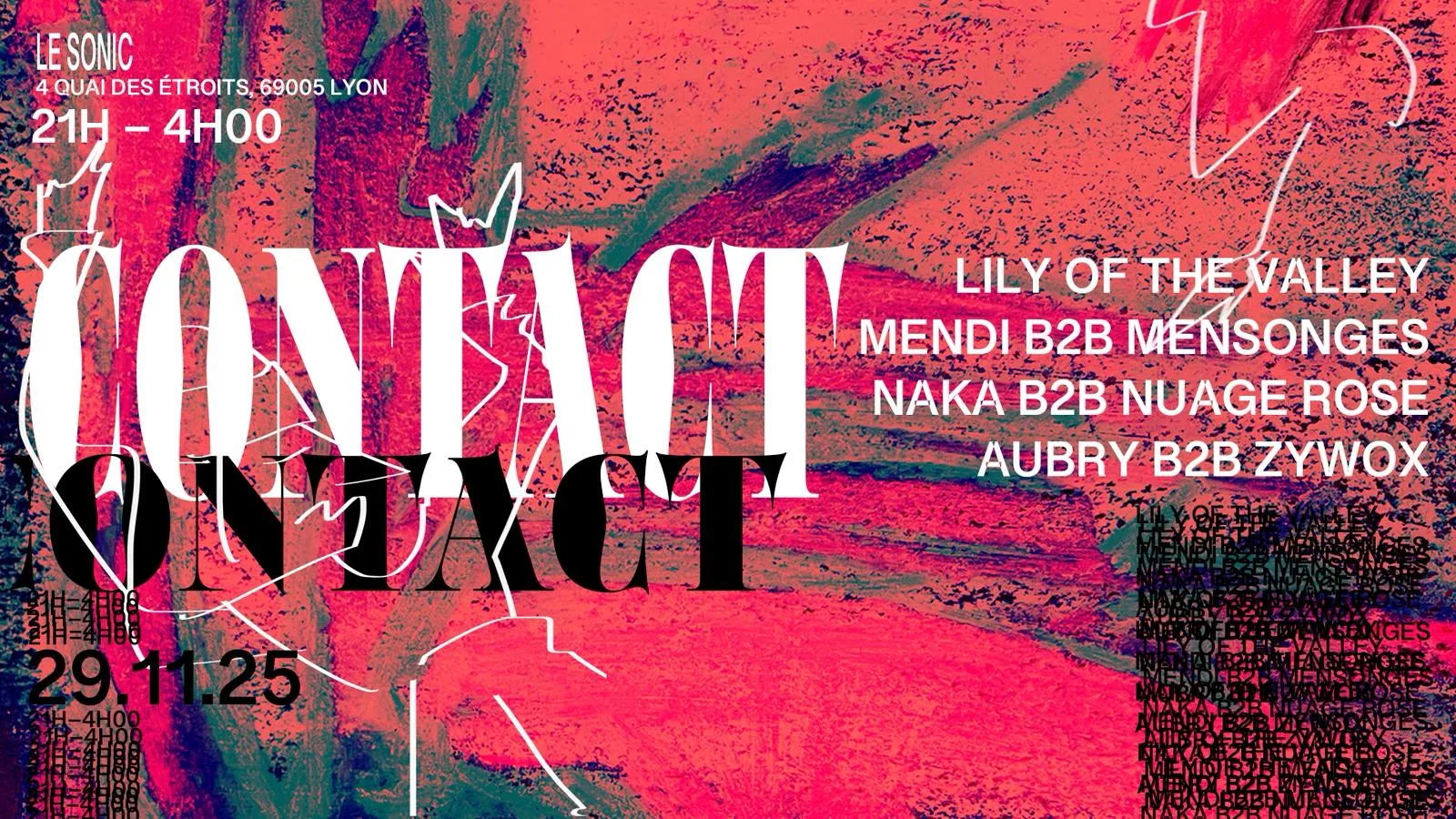 Contact #1 : Mensonges B2b Mendi, Aubry B2b Zywox ...