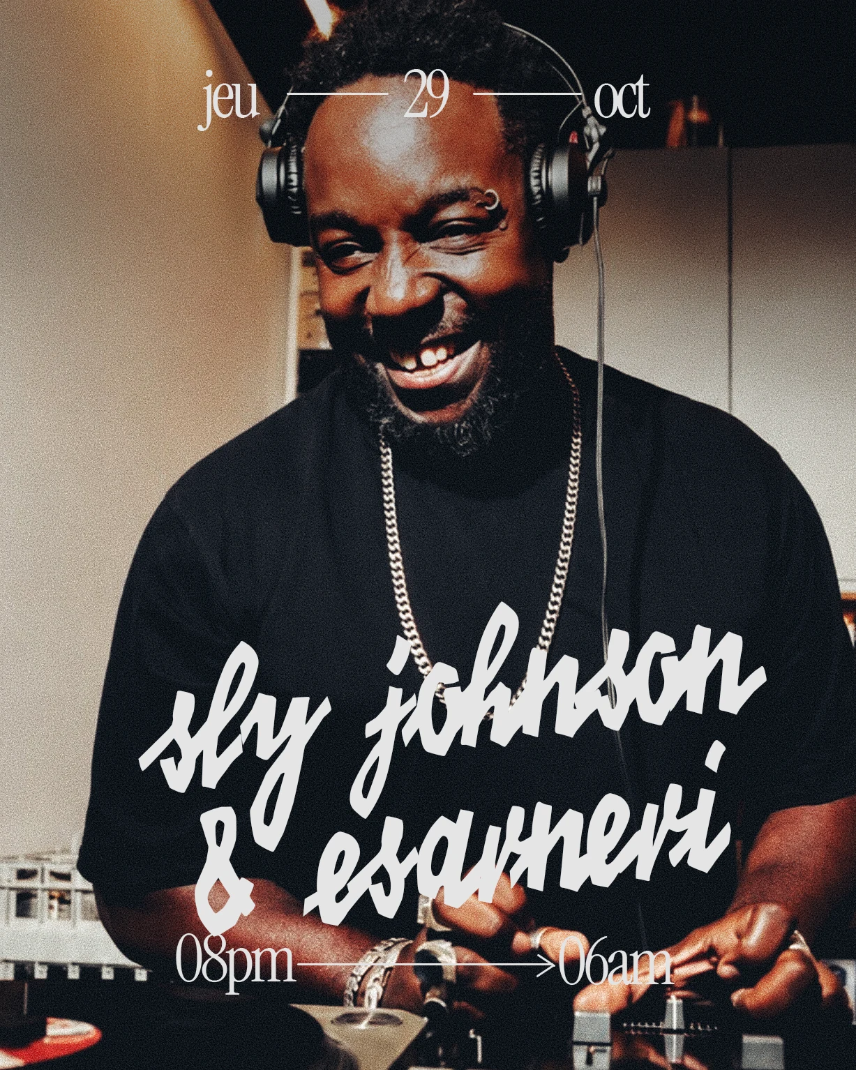 Vinyles All Night Long : Sly Johnson + Esarneri