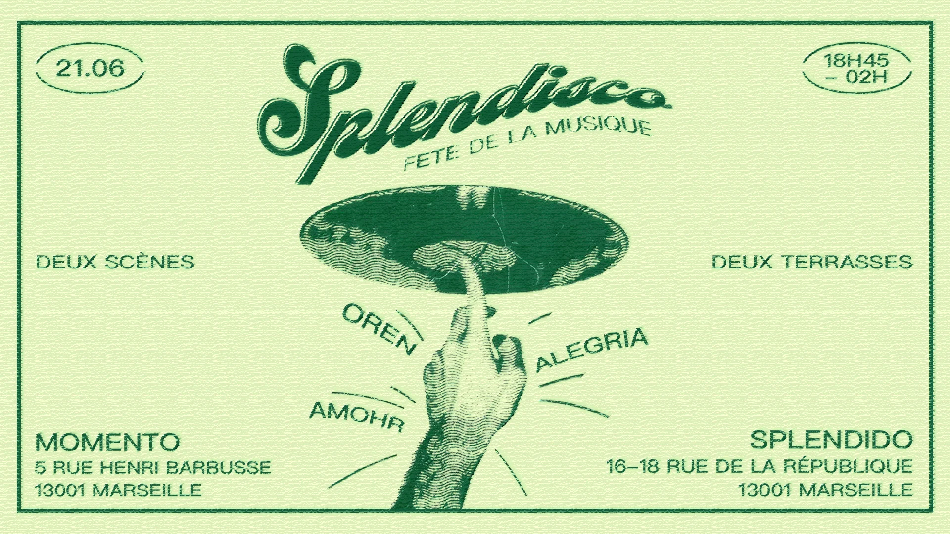 Splendisco - Fête De La Musique, Marseille - Shot Offert !