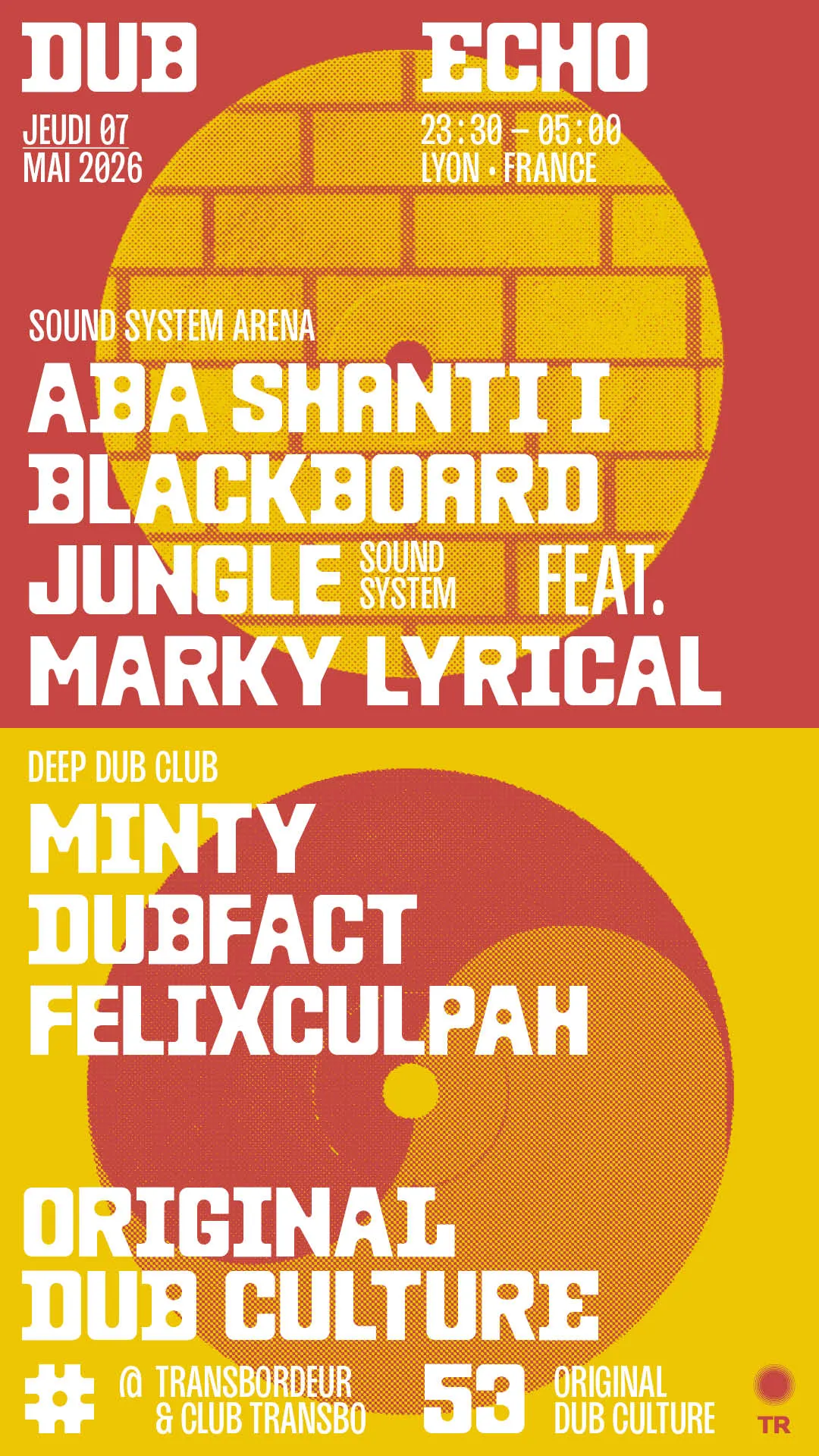 Dub Echo : Aba Shanti I, Blackboard Jungle Sound System...