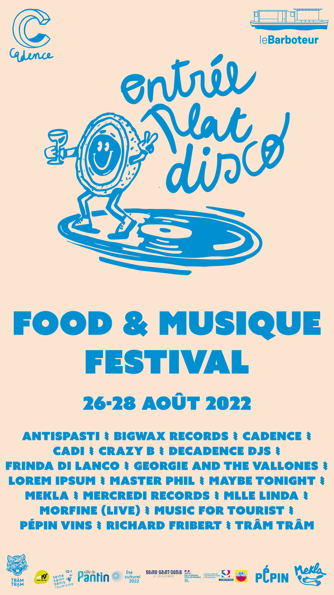 Entrée Plat Disco - Food & Musique Festival 