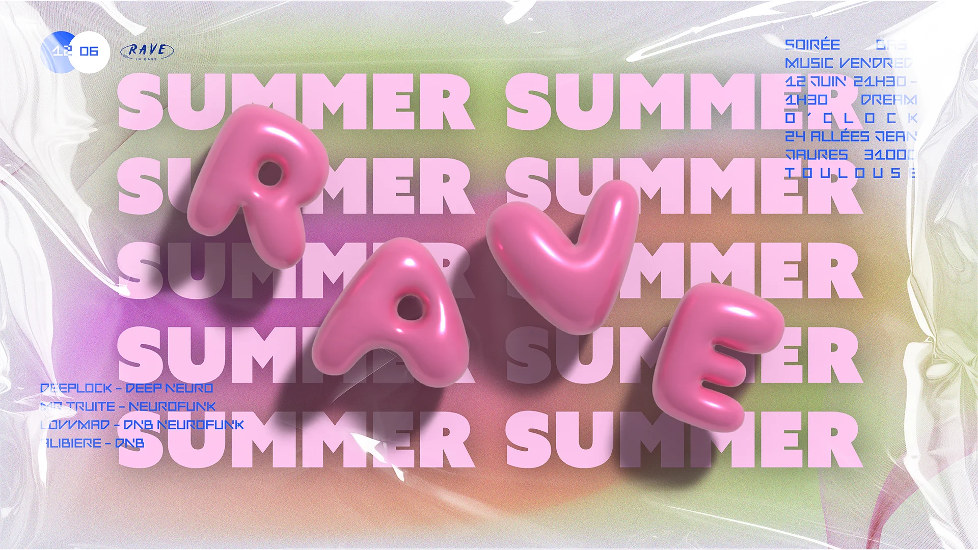 Summer Rave - Gratuit - Dream O'clock