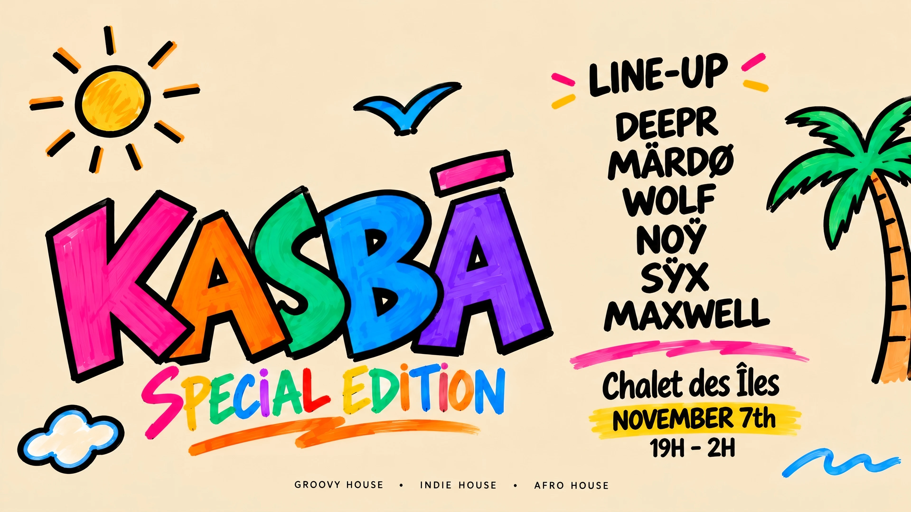 Kasbā | Châlet Des Iles | 07/111