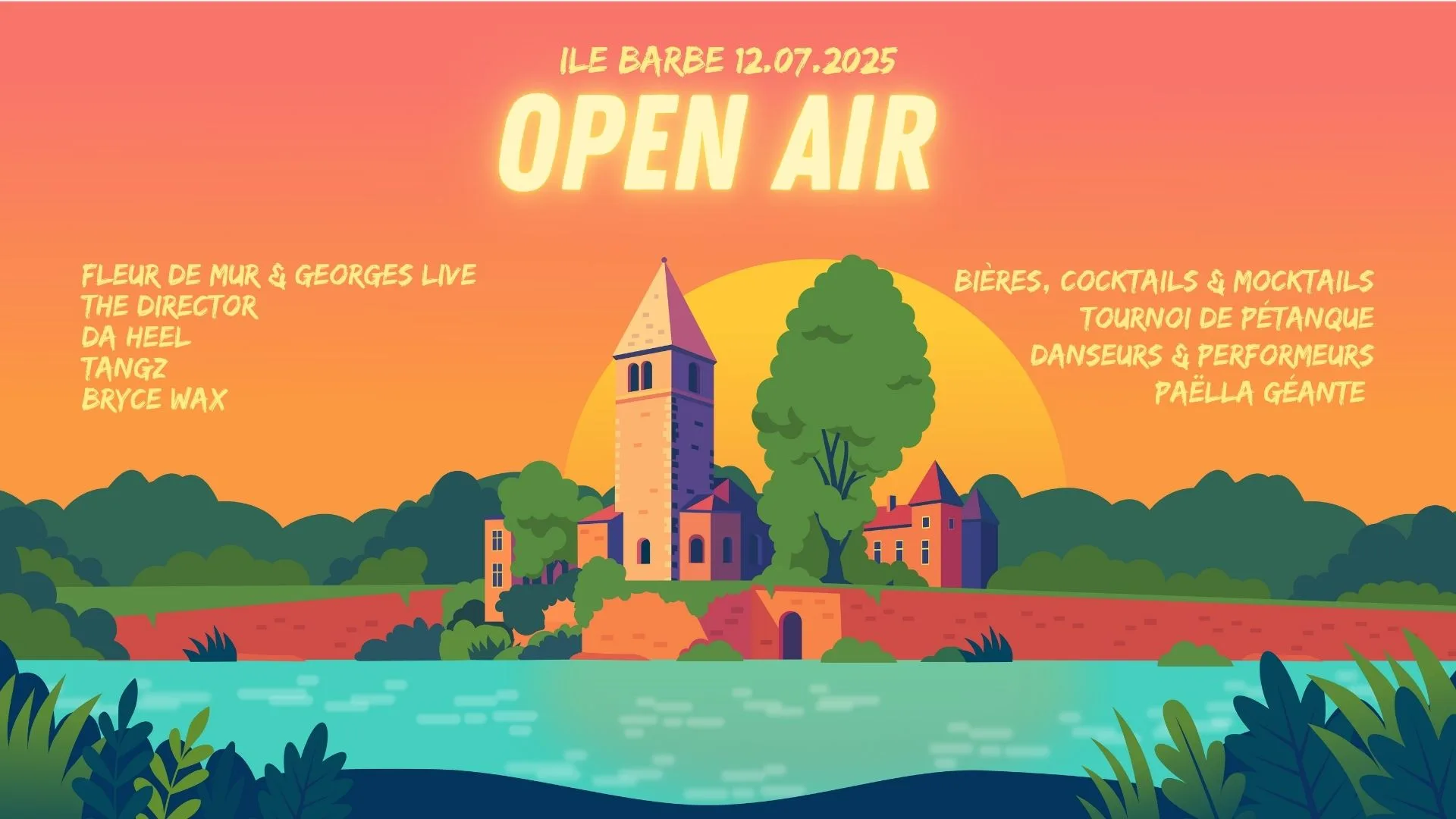 Open Air Disco Xxl - Île Barbe