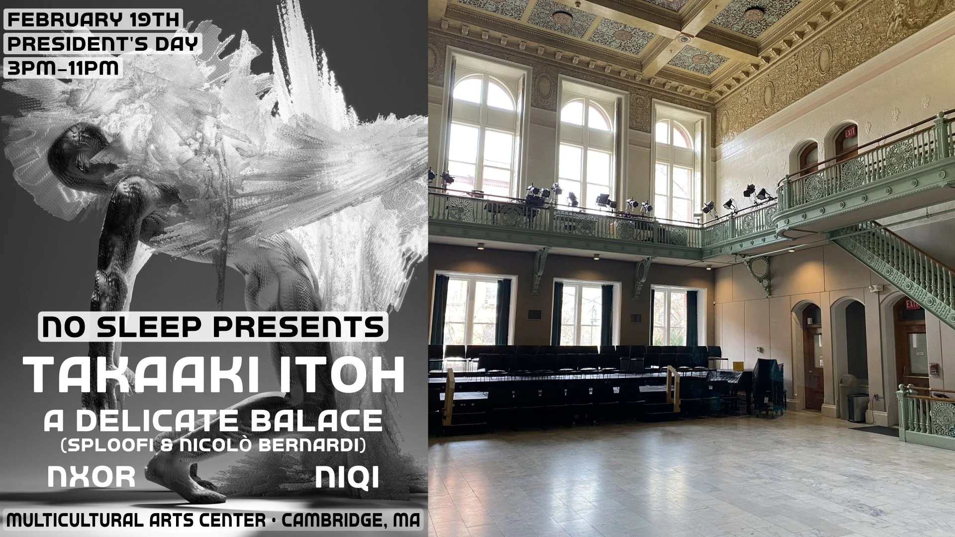 No Sleep X Multicultural Arts Center: Takaaki Itoh