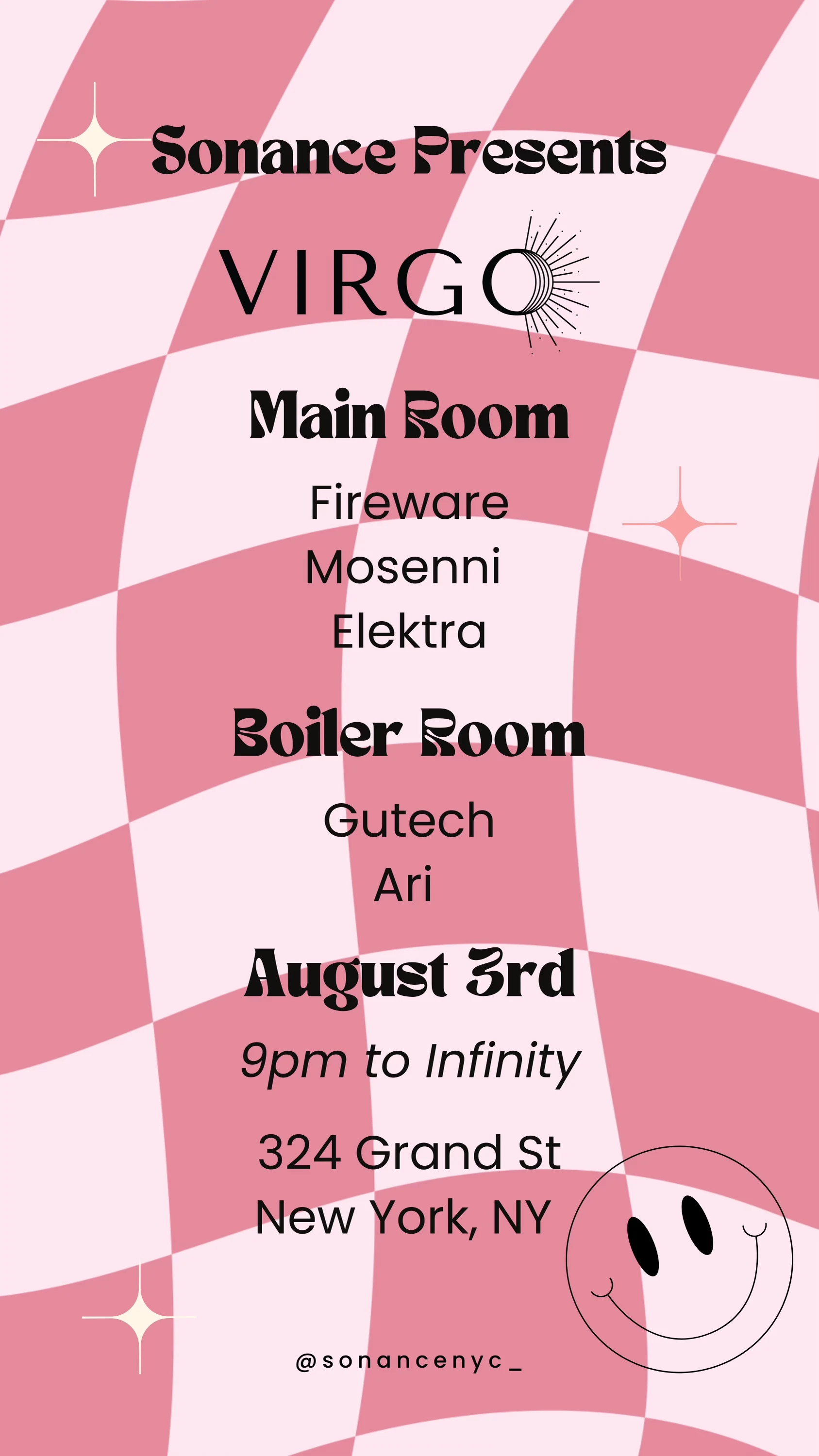 Sonance  At Virgo August Edition