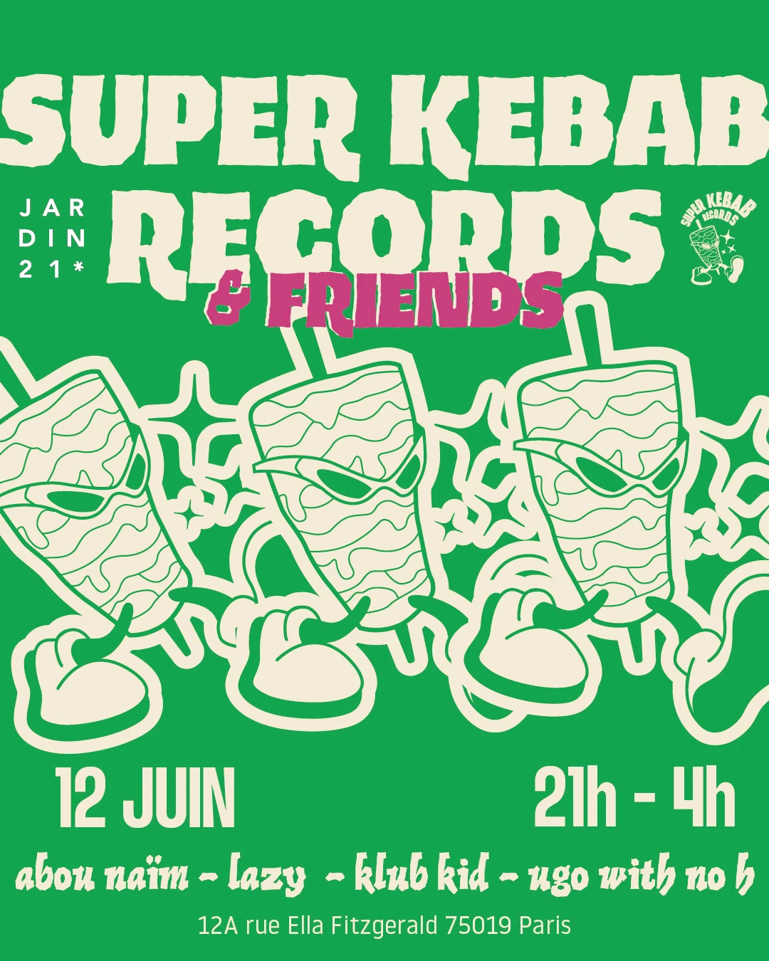 Super Kebab Records X Jardin21 - Open Air