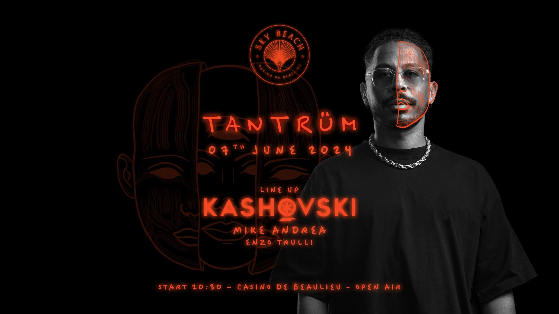 Sky Beach : Tantrüm4 X Kashovski X Mike Andrea-Open Air Edit