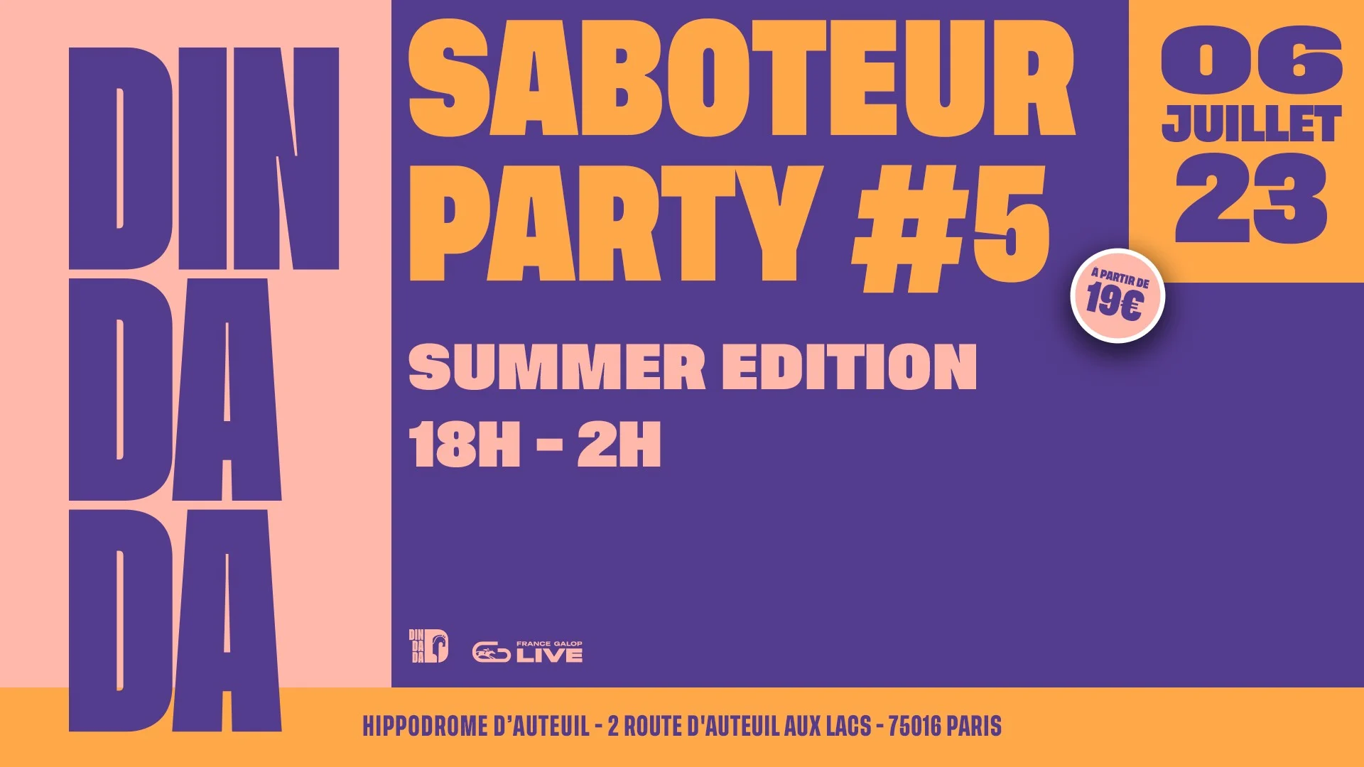 Din Dada : Saboteur Party #5 Summer Edition