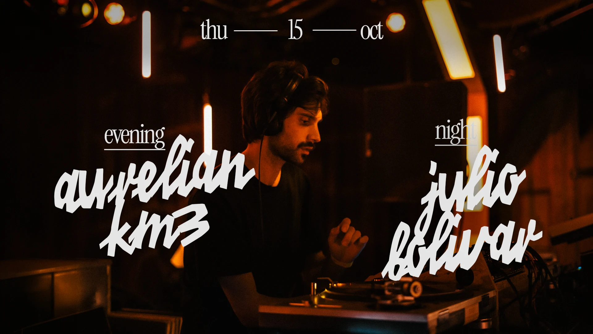 Vinyles All Night Long : Aurelian Km3 + Julio Bolivar