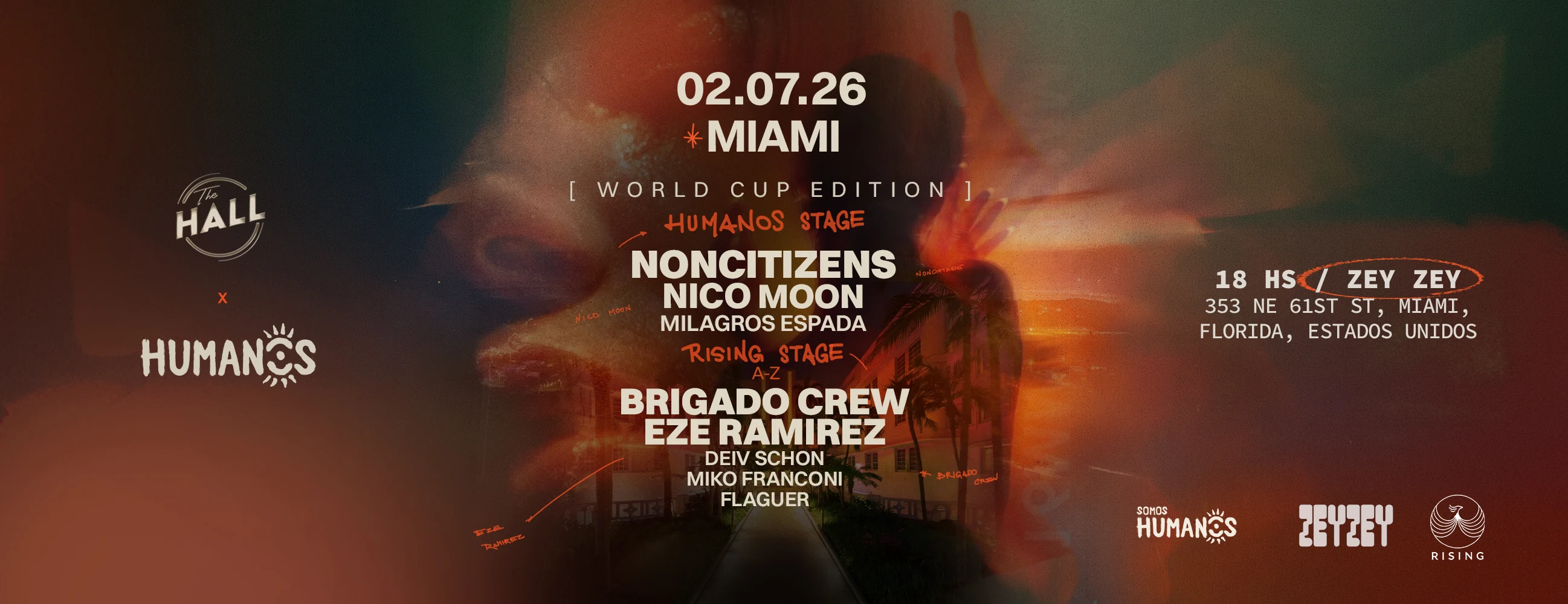 Humanos X The Hall - Miami (World Cup Edition)