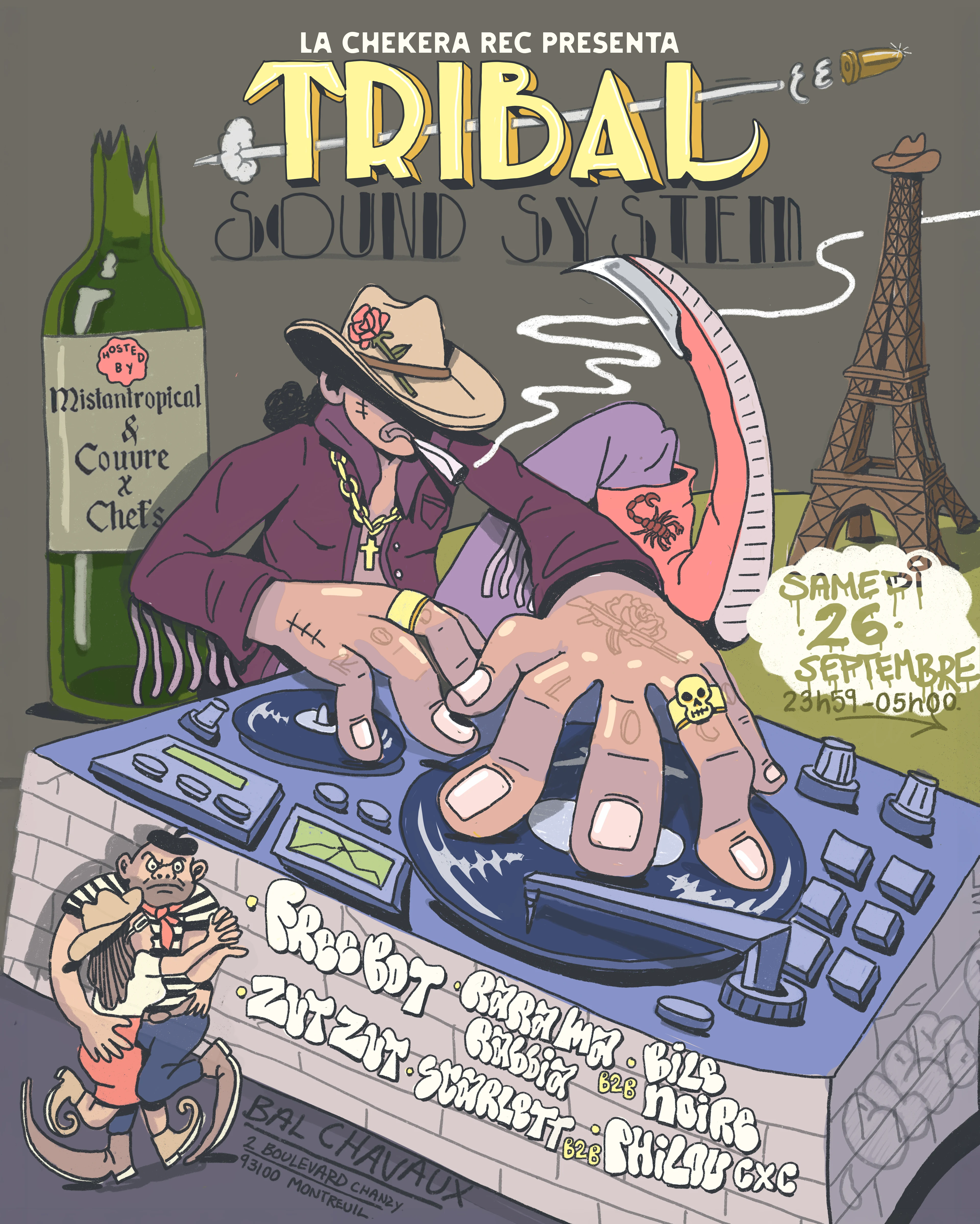 Tribal Sound System By Misantropical & Couvre X Chefs