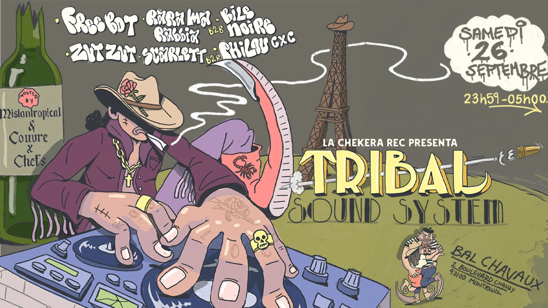 Tribal Sound System By Misantropical & Couvre X Chefs