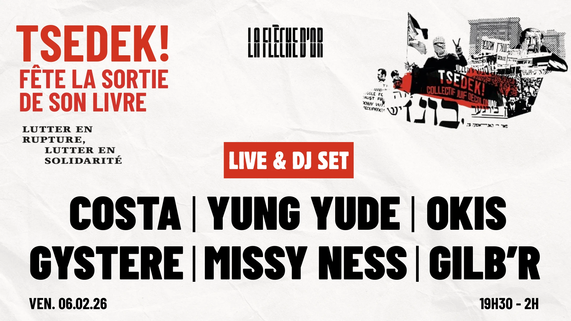 Tsedek Fête La Sortie De Son Livre