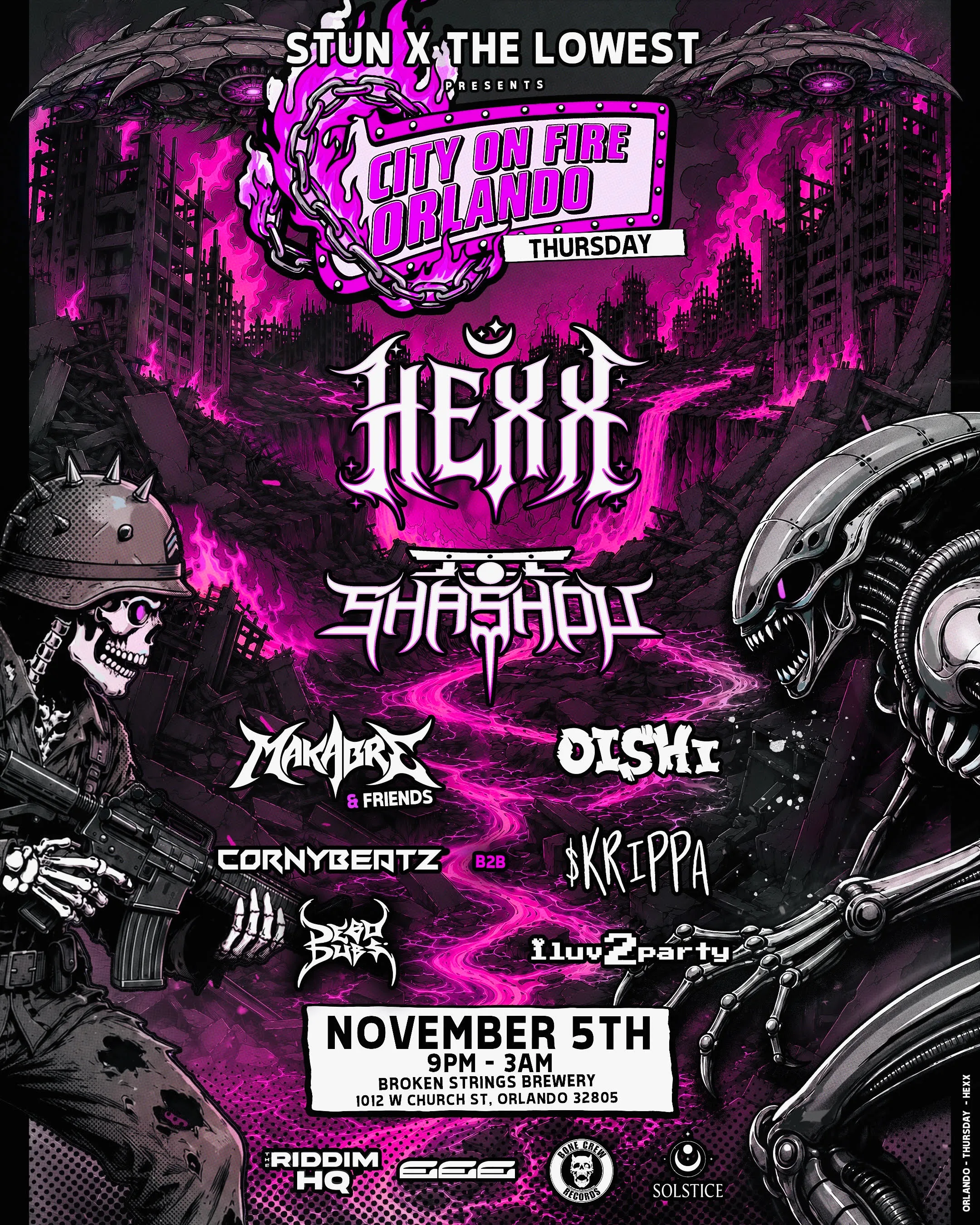 City On Fire: Hexx / Thursday
